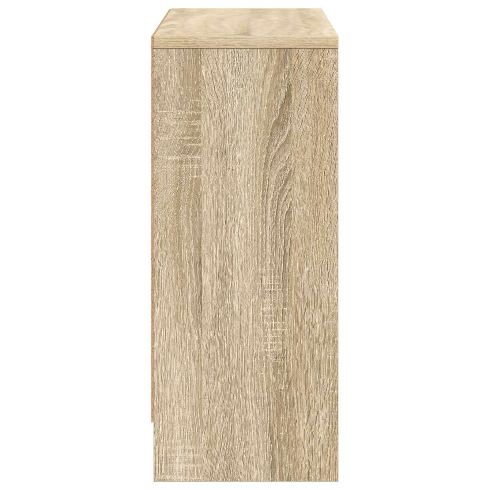 Kumode ar atvilktnēm ozols Sonoma 73,5 x 22,5 x 53,5 cm