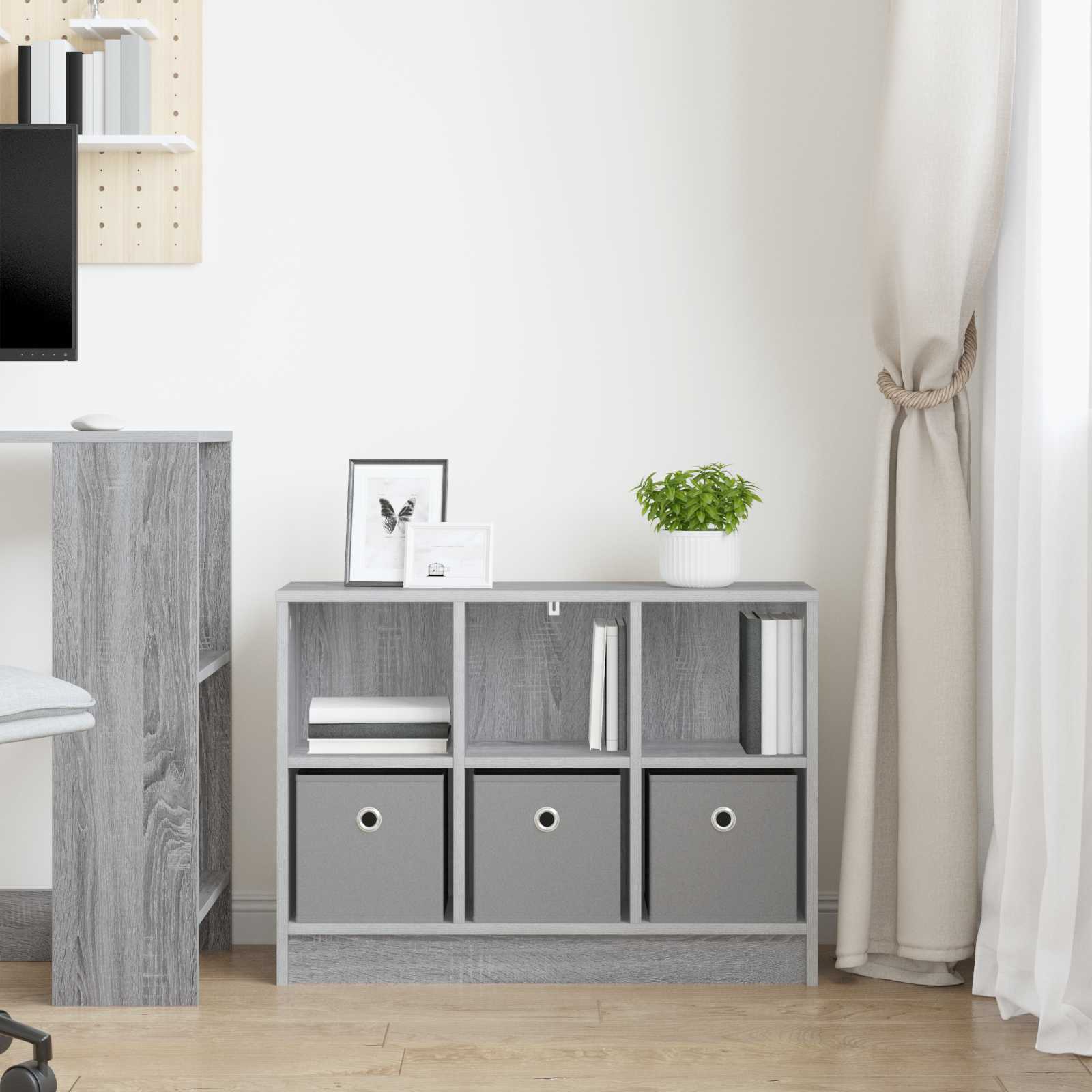 Kumode ar atvilktni Pelēka Sonoma 73,5 x 22,5 x 53,5 cm