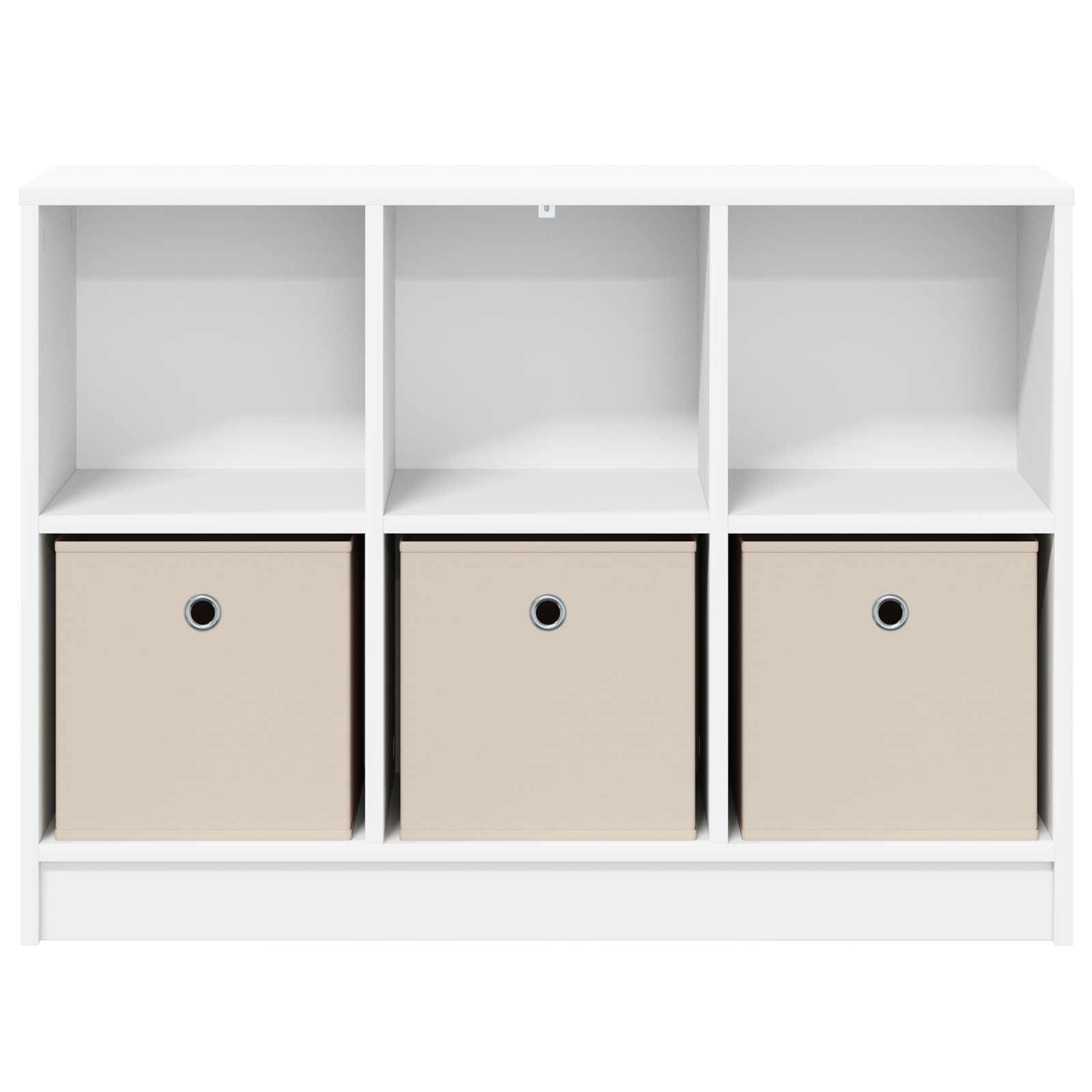 Kumode ar atvilktnēm Balta 88,5 x 27,5 x 63,5 cm