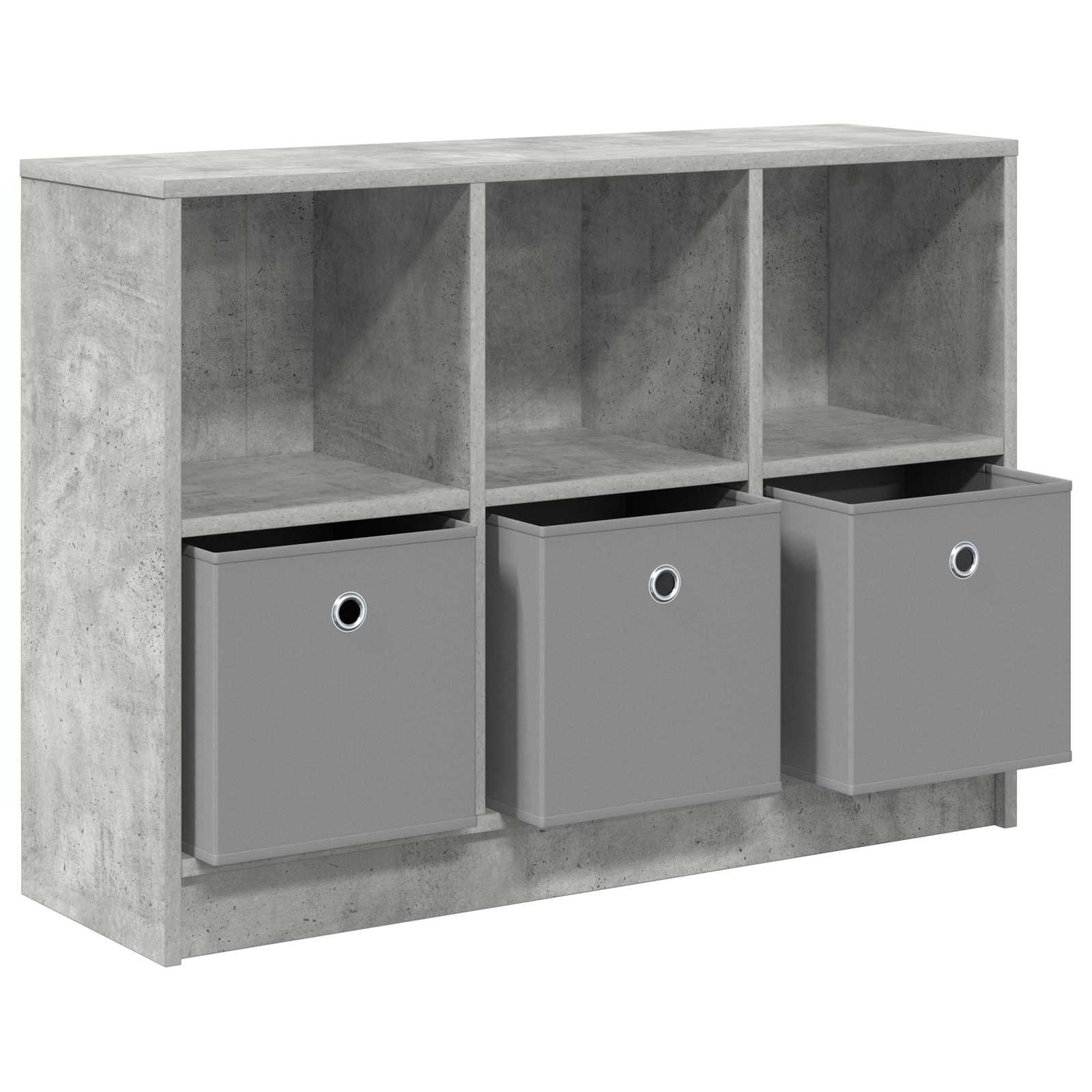 Kabalas su stalčių Betono pilka 88,5 x 27,5 x 63,5 cm