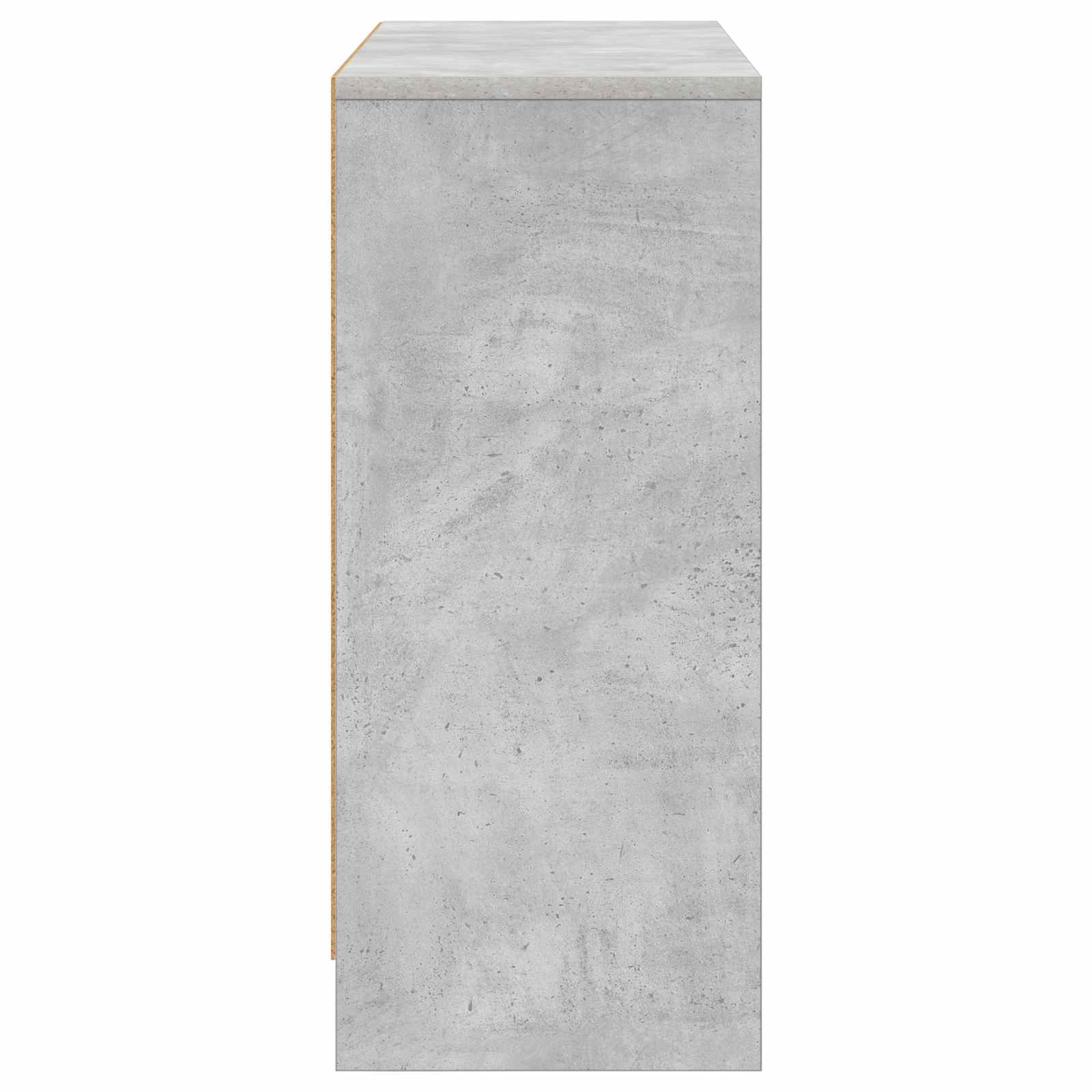Kabalas su stalčių Betono pilka 88,5 x 27,5 x 63,5 cm