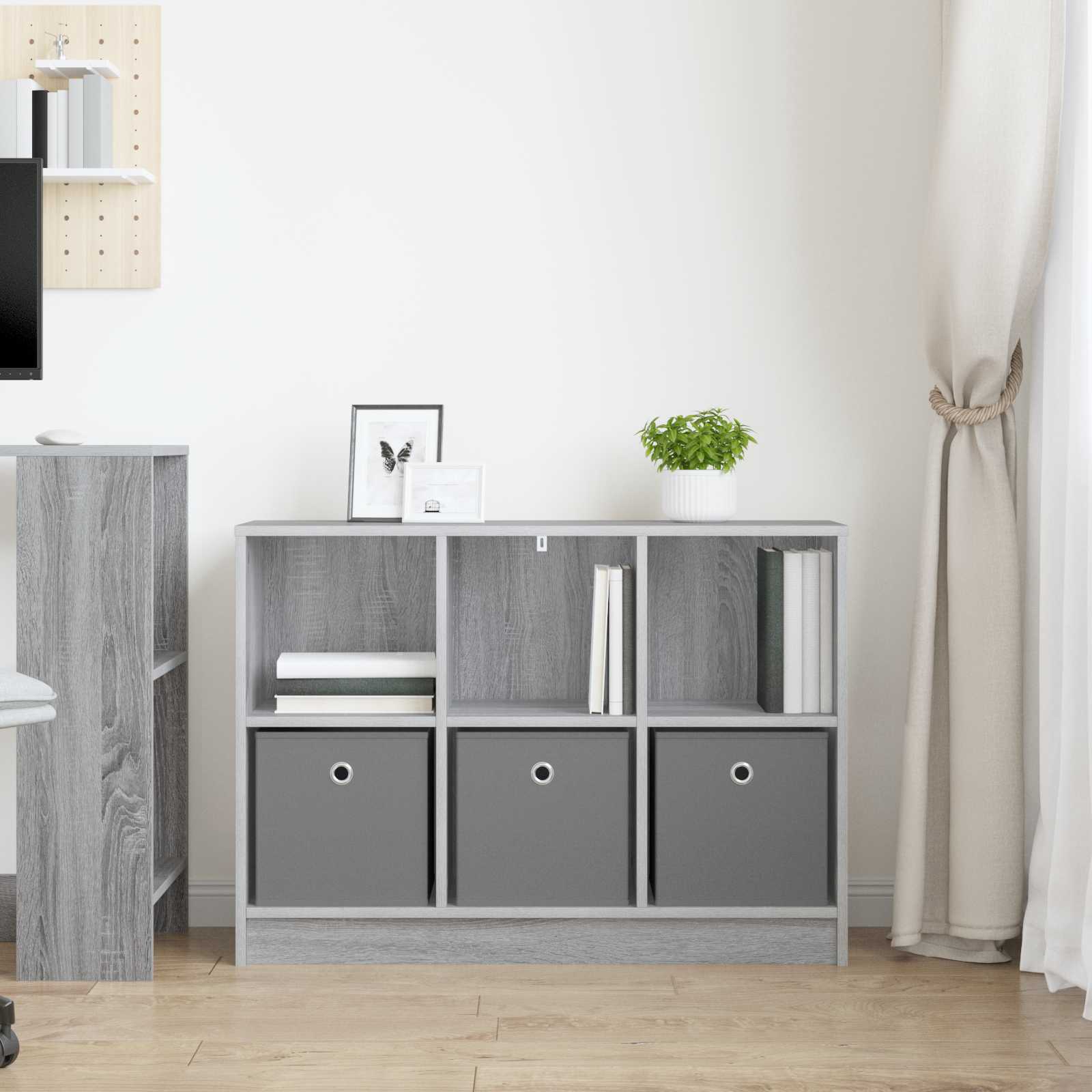 Kumode ar atvilktni Pelēks Sonoma 88,5 x 27,5 x 63,5 cm