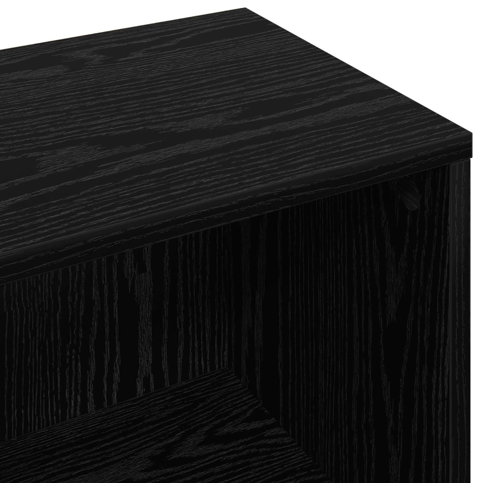 Konsoles galds ar atvilktnēm Melns ozols 102 x 32 x 73,5 cm