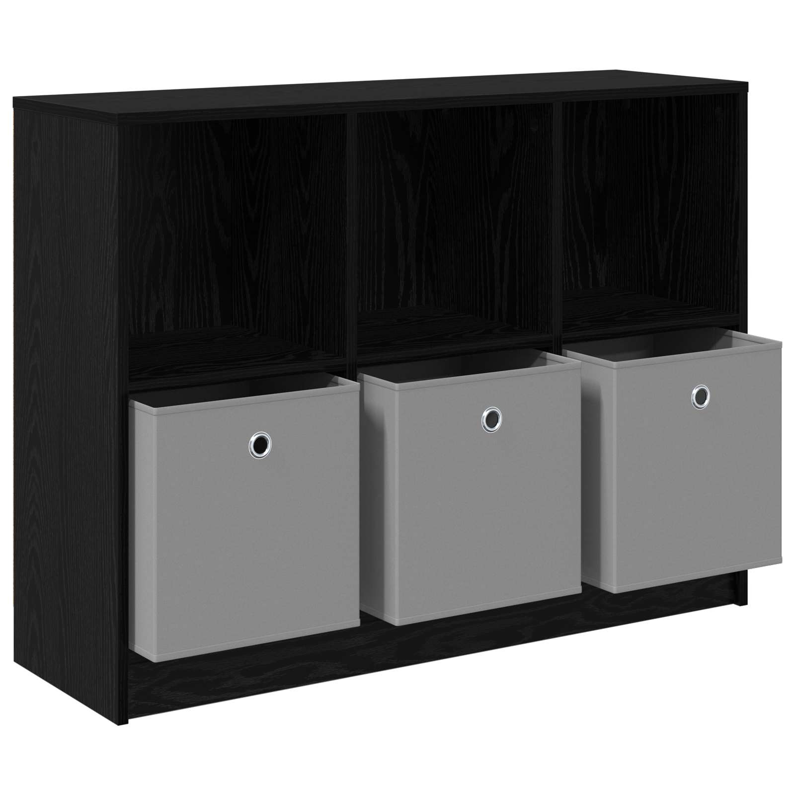 Konsoles galds ar atvilktnēm Melns ozols 102 x 32 x 73,5 cm