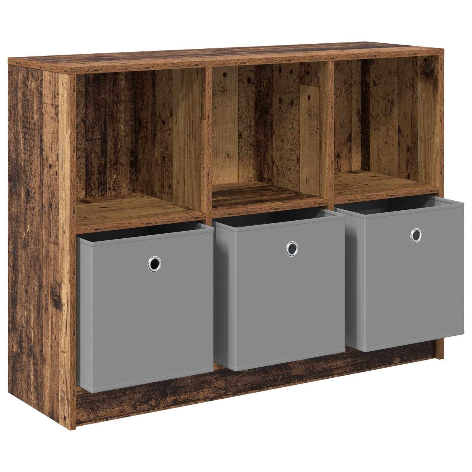 Kumode ar atvilktni, vecs koks, 102 x 32 x 73,5 cm