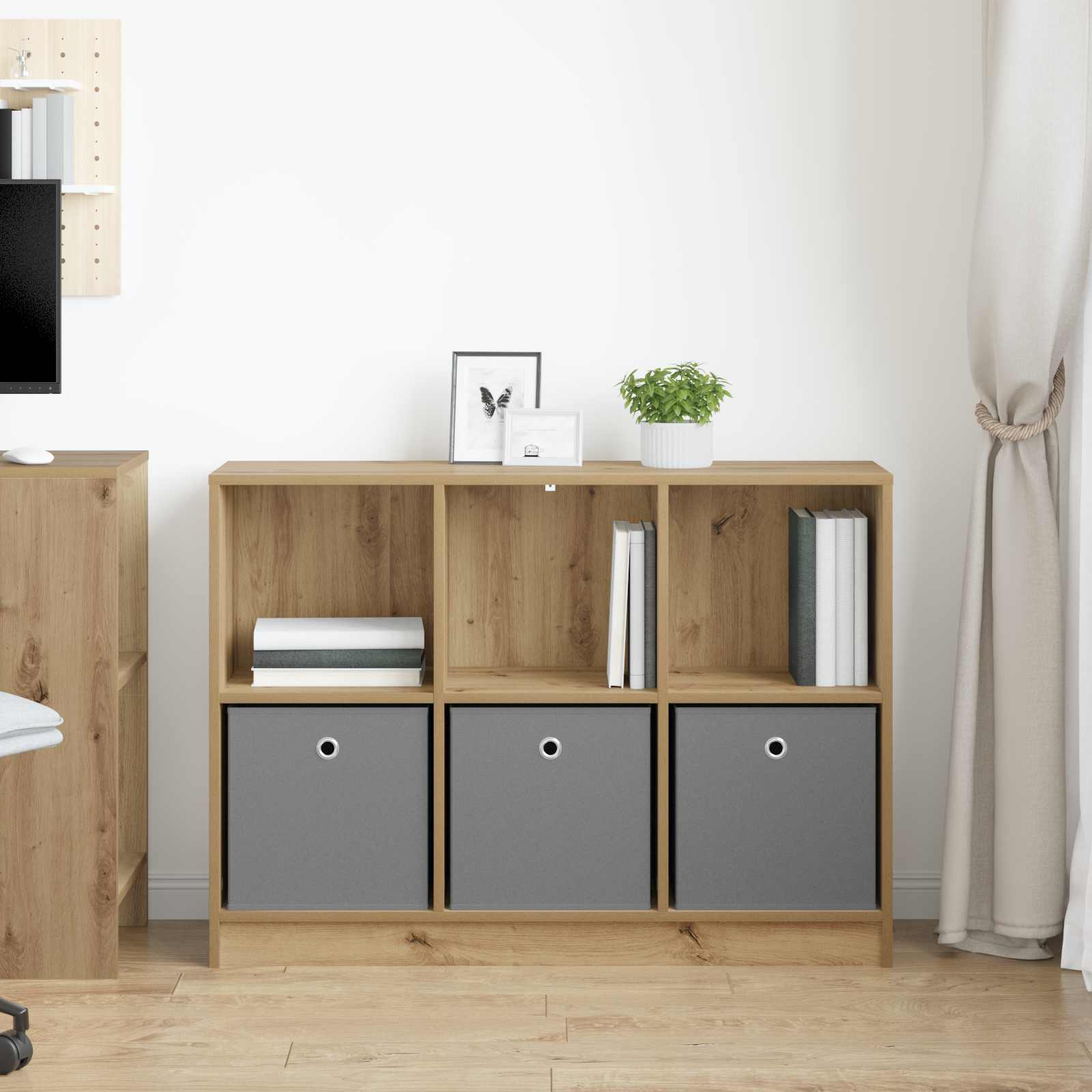 Galda konsoles ar atvilktnēm Amatnieku ozols 102 x 32 x 73,5 cm