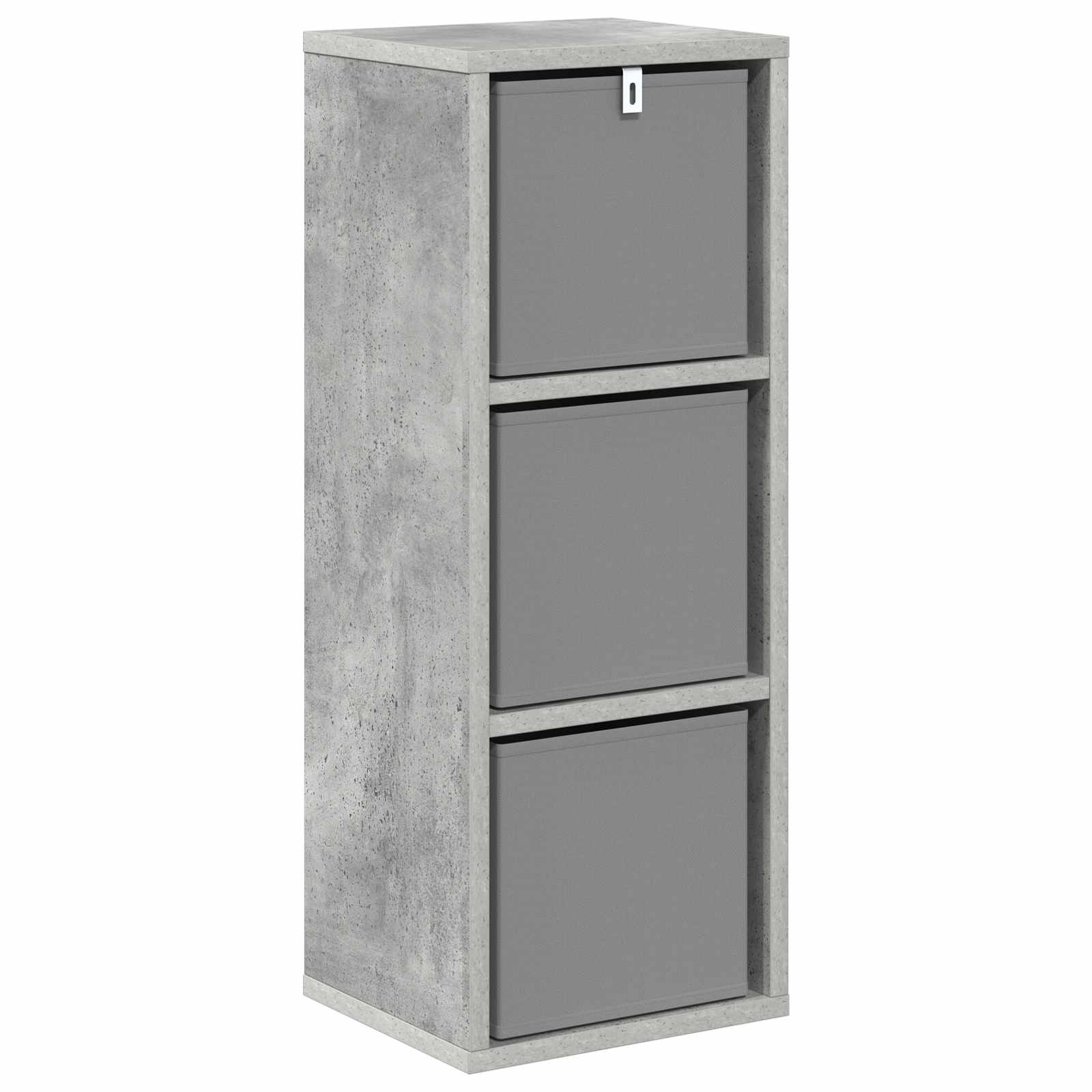 Kabalas su stalčių Betono pilka 25,5 x 22 x 69,5 cm