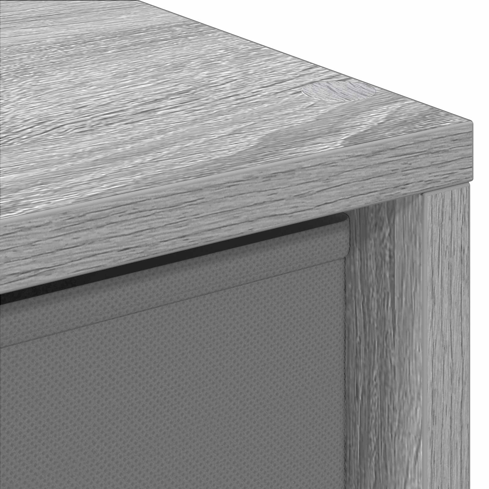 Kumode ar atvilktni Pelēka Sonoma 25,5 x 22 x 69,5 cm
