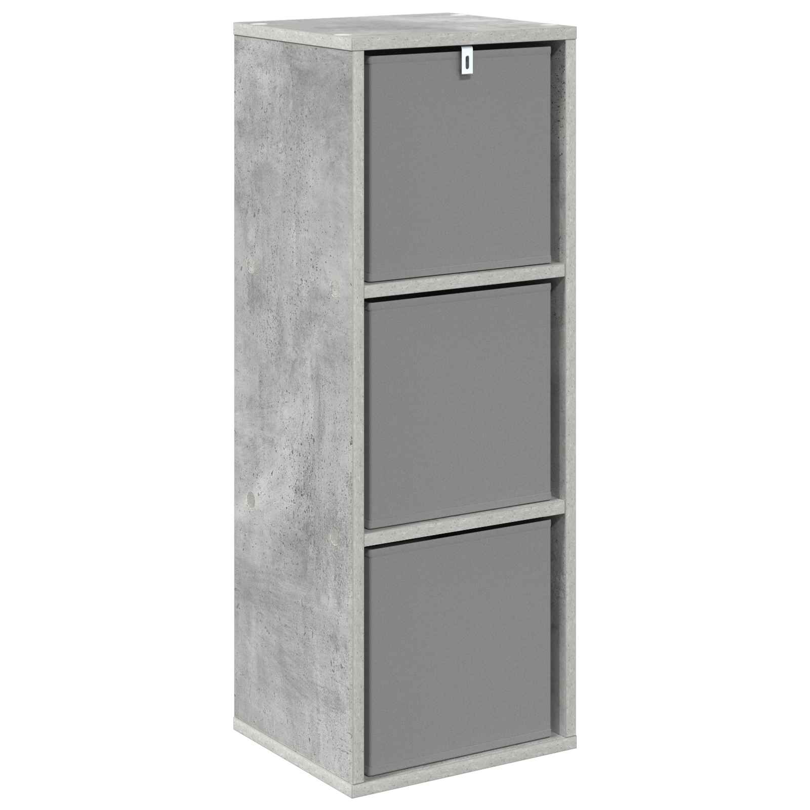 Kabalas su stalčių Betono pilka 30,5 x 27 x 84,5 cm