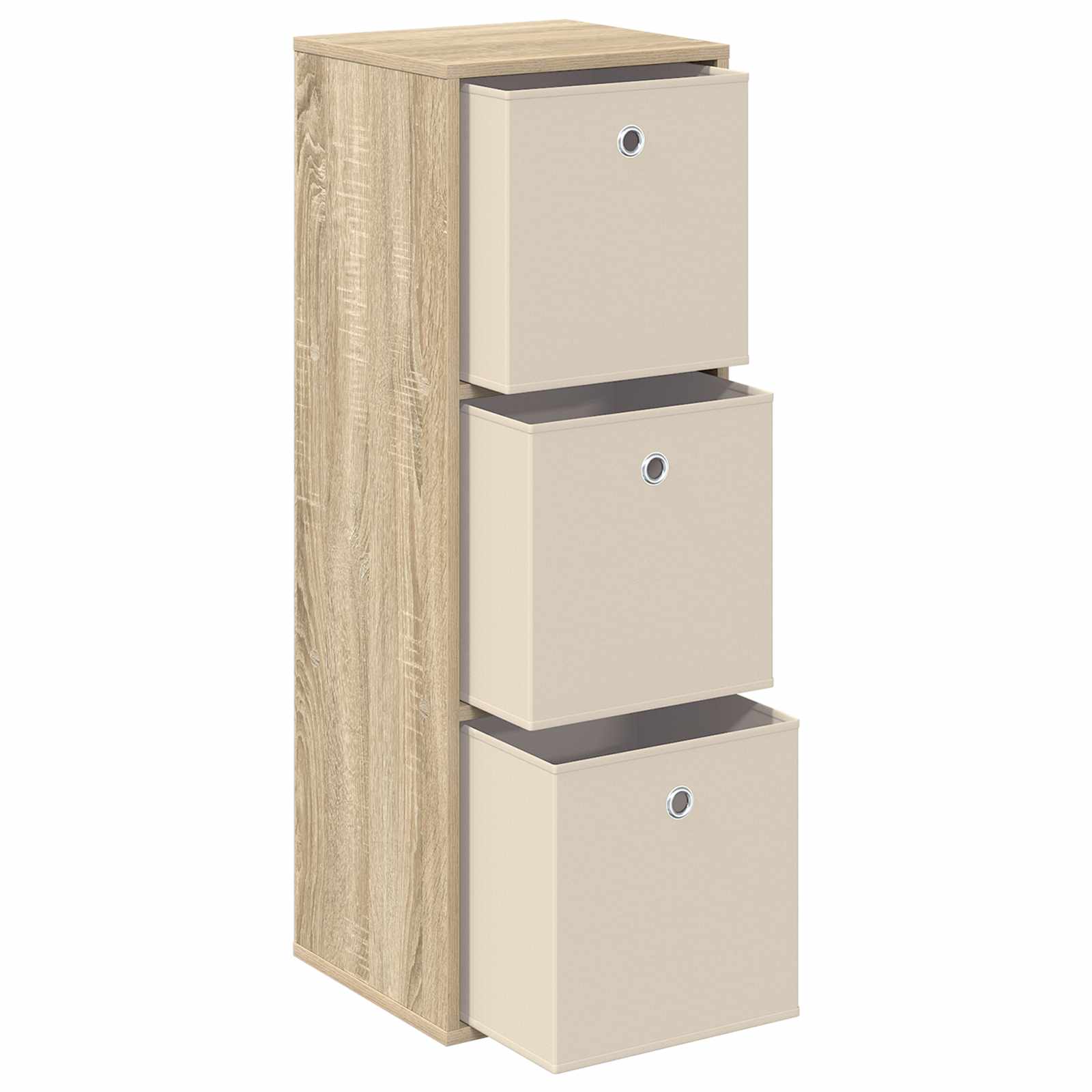 Kumode ar atvilktnēm Sonoma ozols 35 x 32 x 99,5 cm