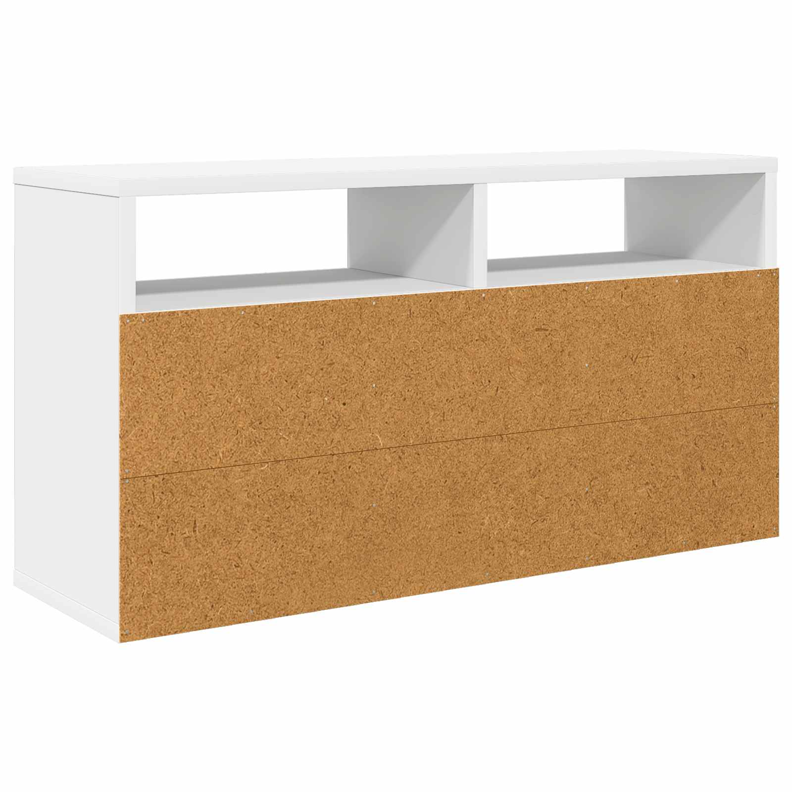 Žemas stalas su stalčių Balta 72 x 22,5 x 38 cm