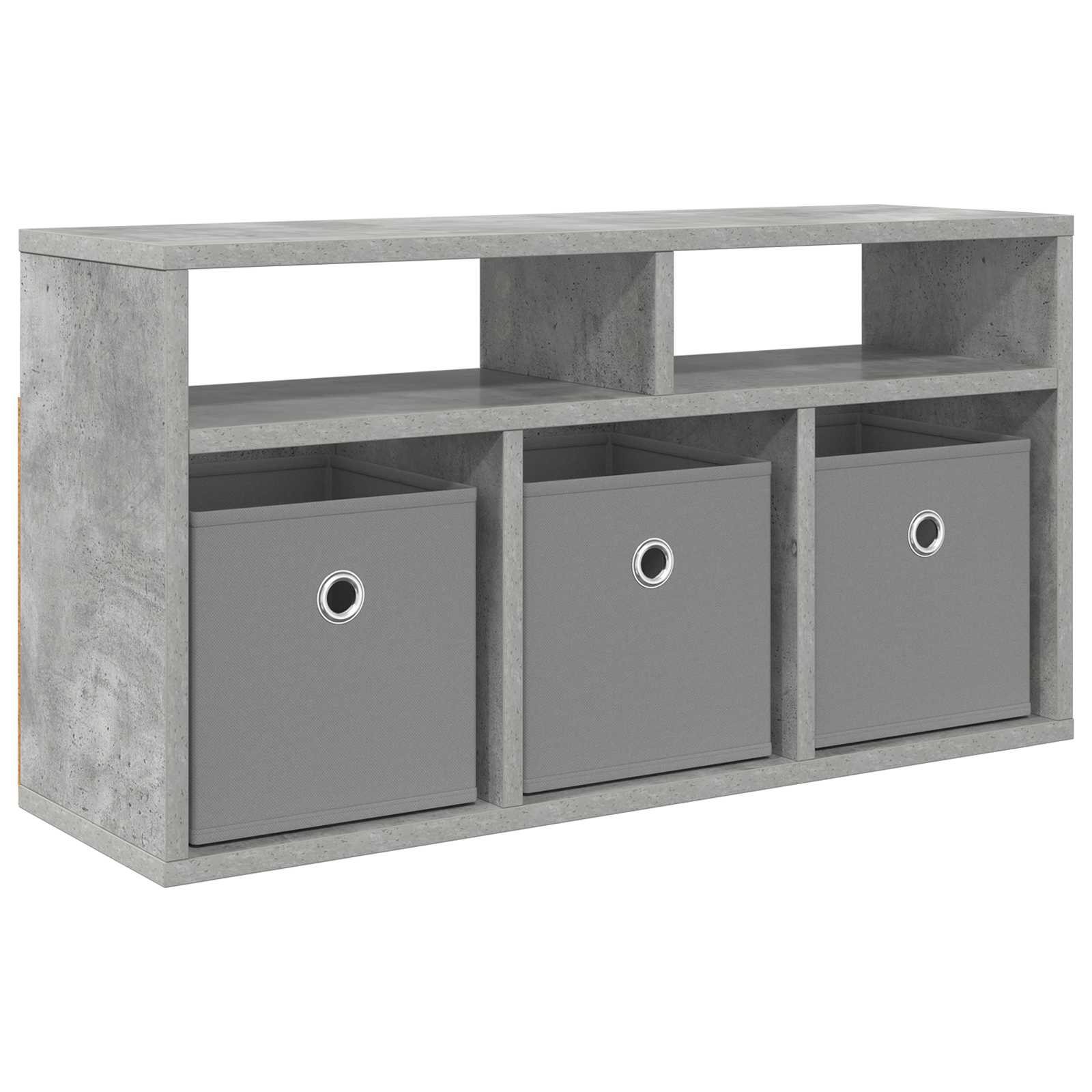 Žemas stalas su stalčių Betono pilka 72 x 22,5 x 38 cm
