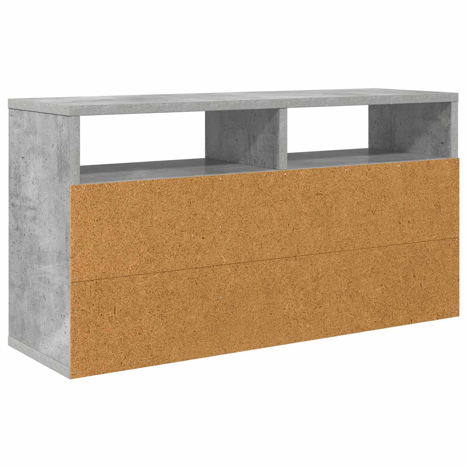 Žemas stalas su stalčių Betono pilka 72 x 22,5 x 38 cm