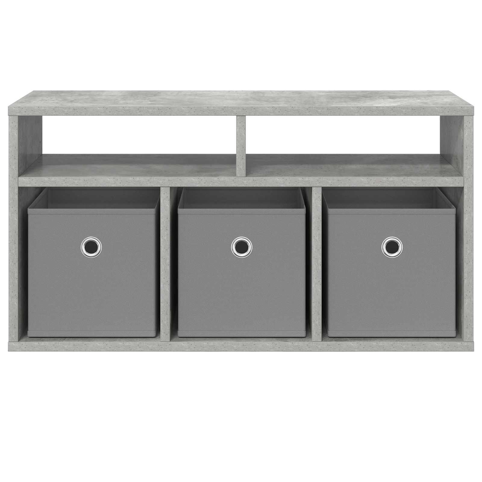 Žemas stalas su stalčių Betono pilka 72 x 22,5 x 38 cm