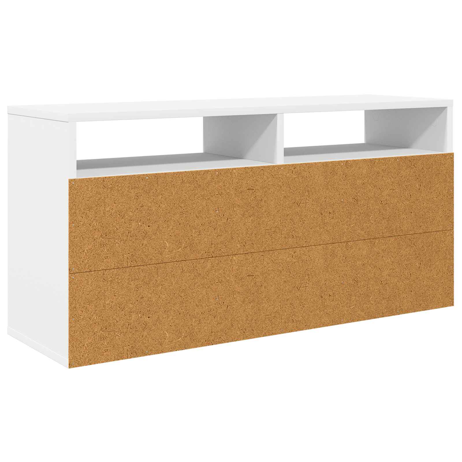 Žemas stalas su stalčių Balta 87 x 27,5 x 43 cm