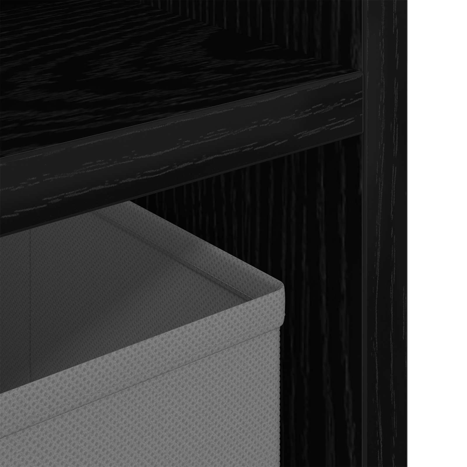 Zems galds ar atvilktni, Melns ozols, 87 x 27,5 x 43 cm