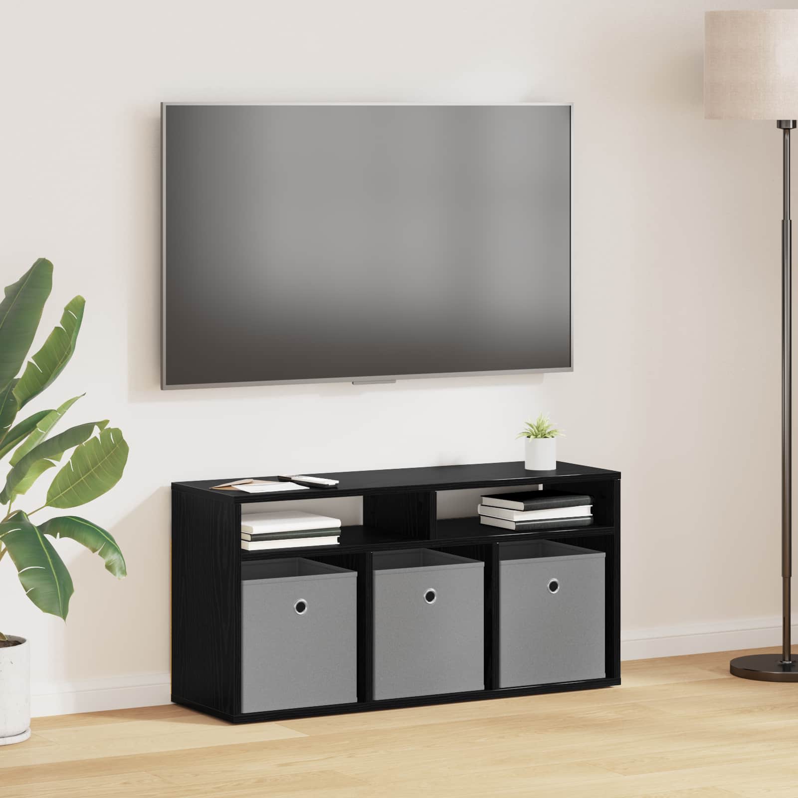 Zems galds ar atvilktni, Melns ozols, 87 x 27,5 x 43 cm