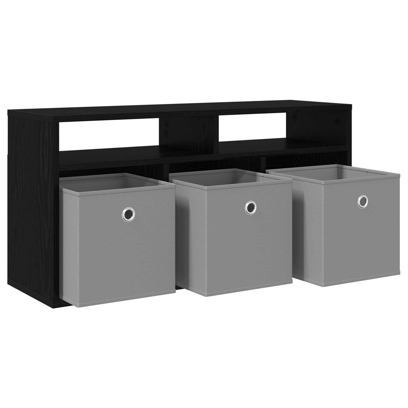 Zems galds ar atvilktni, Melns ozols, 87 x 27,5 x 43 cm