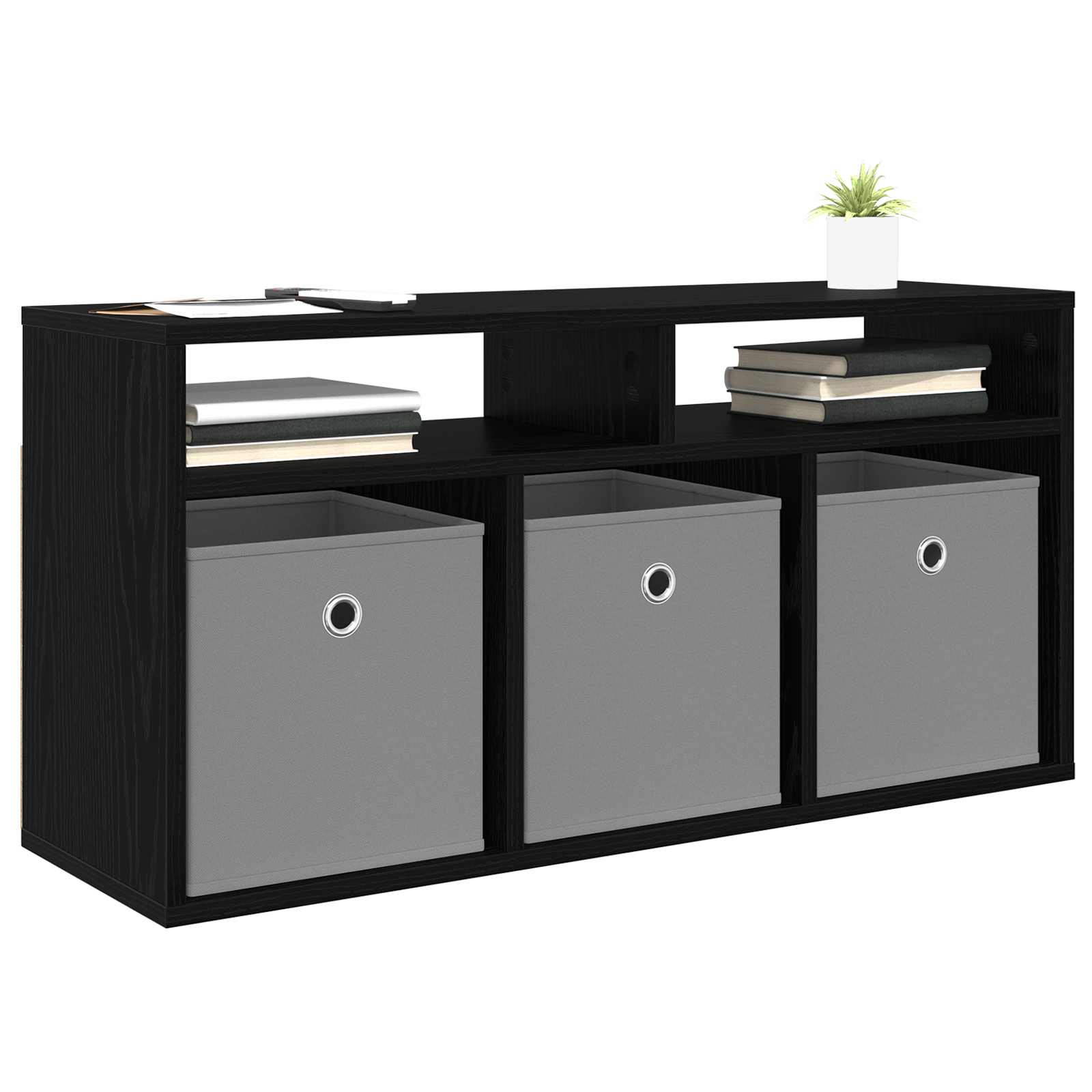 Zems galds ar atvilktni, Melns ozols, 87 x 27,5 x 43 cm