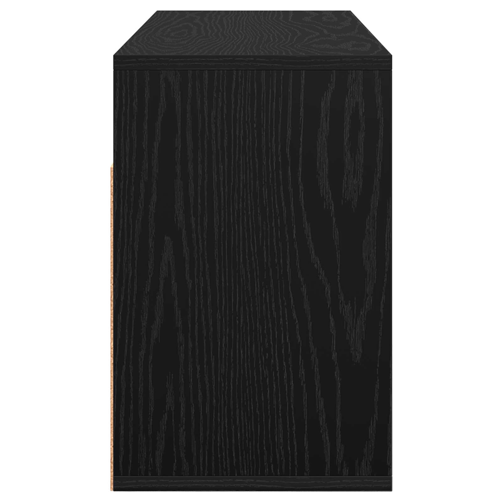 Zems galds ar atvilktni, Melns ozols, 87 x 27,5 x 43 cm