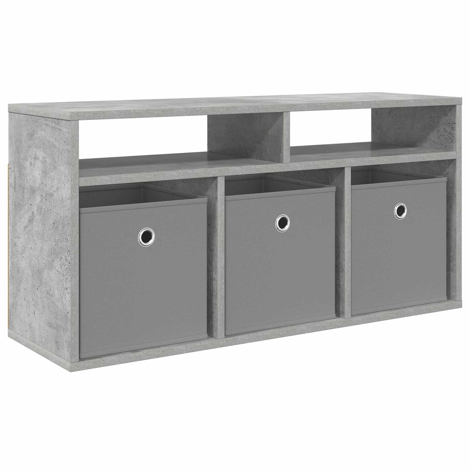 Žemas stalas su stalčių Betono pilka 87 x 27,5 x 43 cm