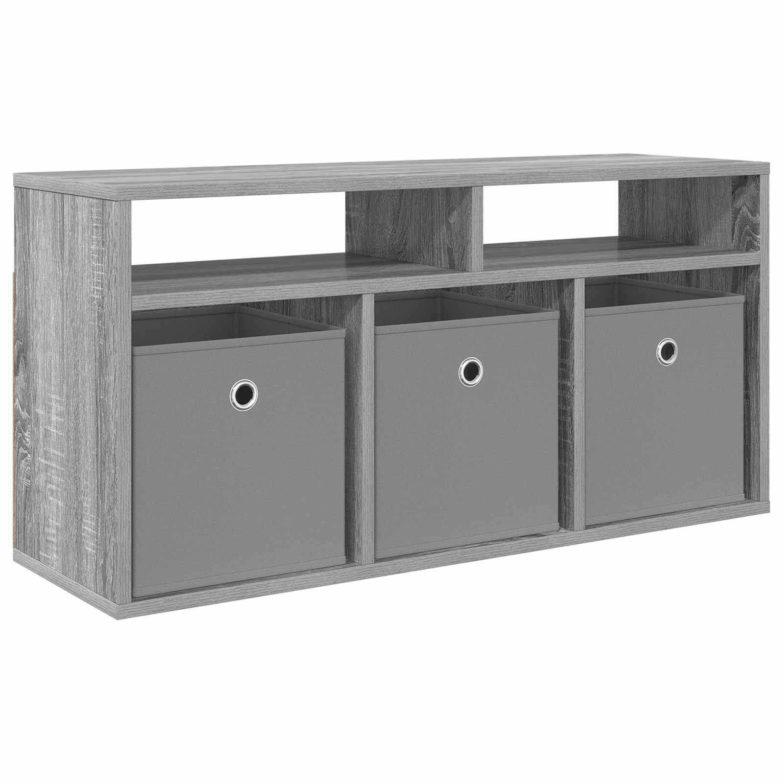 Žemas stalas su stalčių Pilkas Sonoma 87 x 27,5 x 43 cm