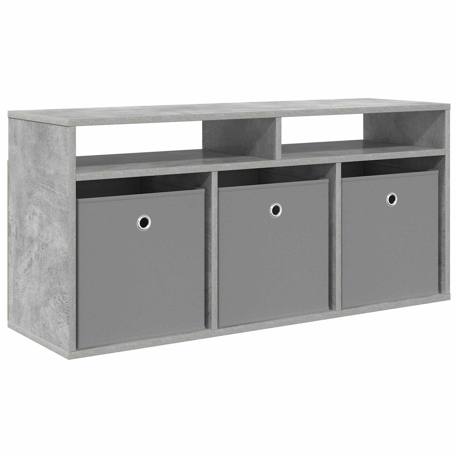 Žemas stalas su stalčių Betono pilka 102 x 32 x 48,5 cm