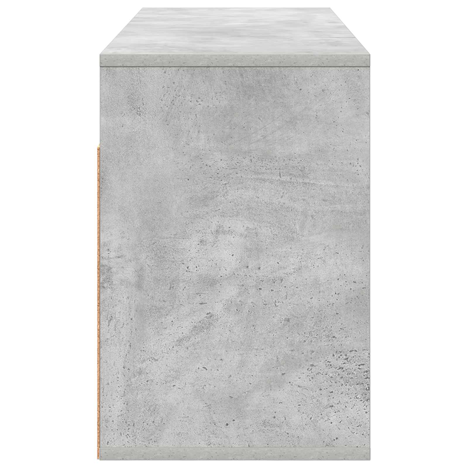 Žemas stalas su stalčių Betono pilka 102 x 32 x 48,5 cm