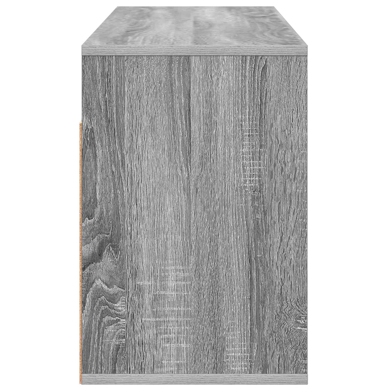 Žemas stalas su stalčių Pilkas Sonoma 102 x 32 x 48,5 cm