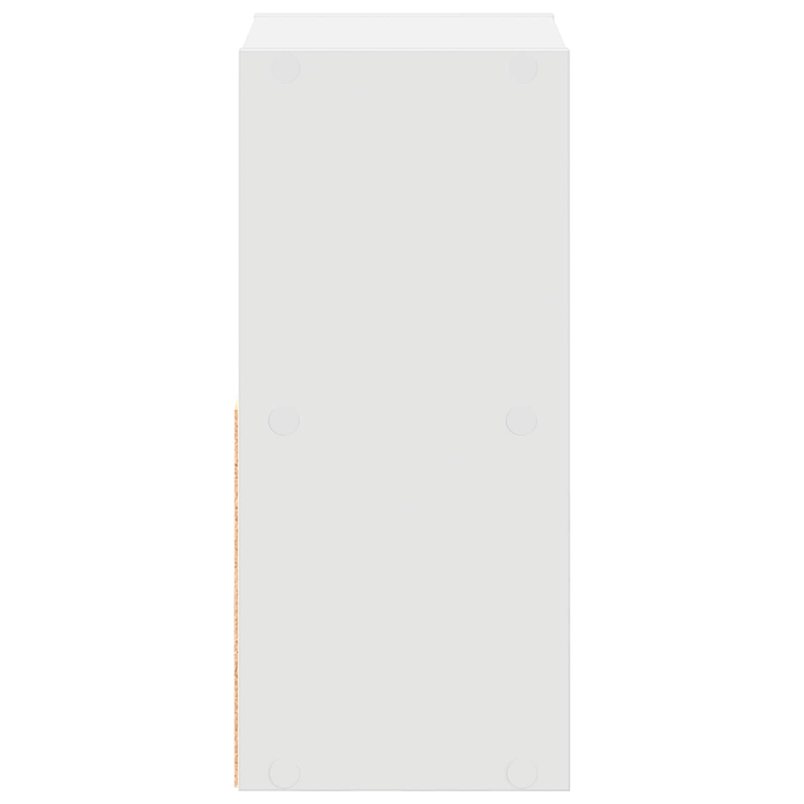 Naktinis staliukas su stalčių 2 pcs Balta 25,5 x 22 x 49,5 cm