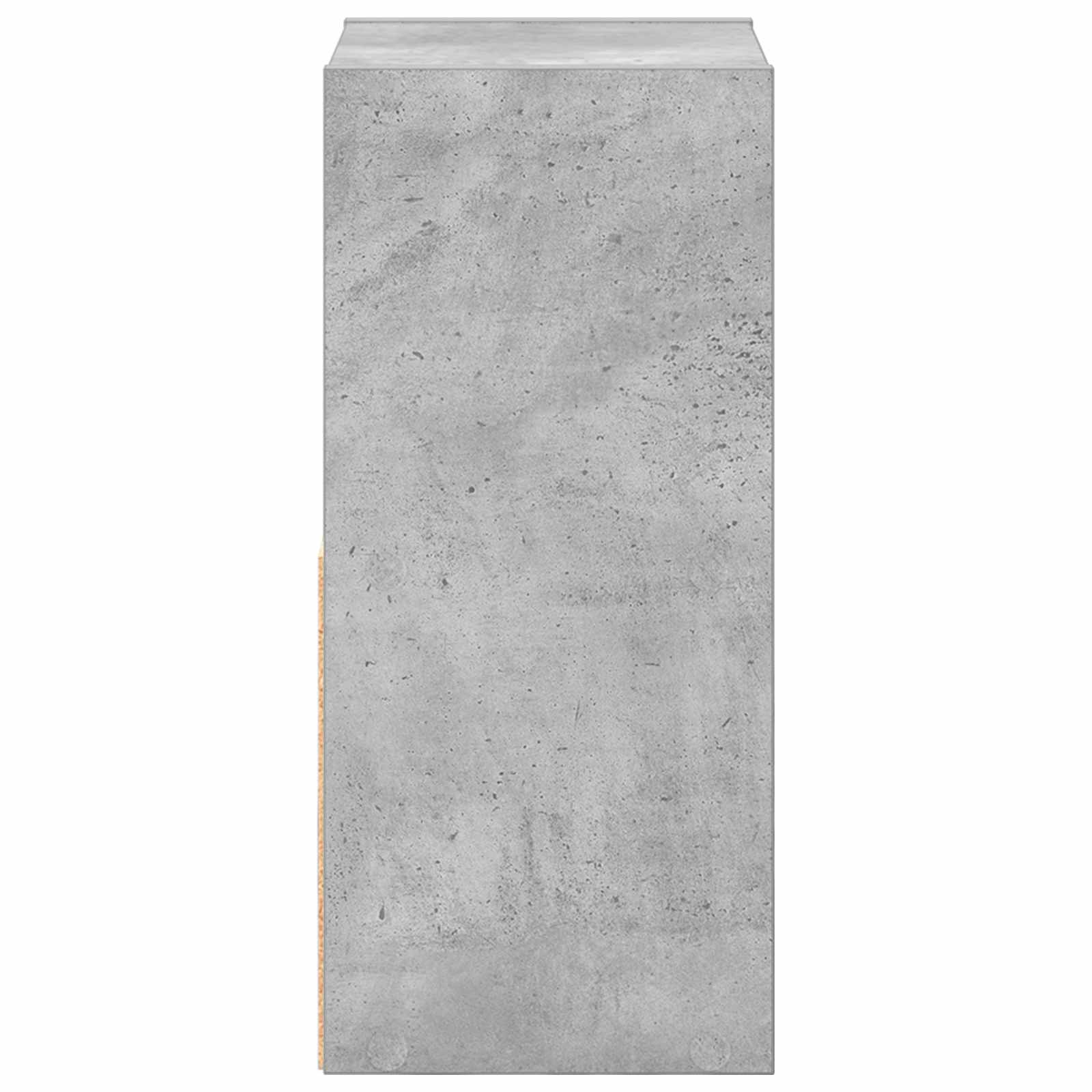 Naktsskapītis ar atvilktni Betona pelēka 25,5 x 22 x 49,5 cm