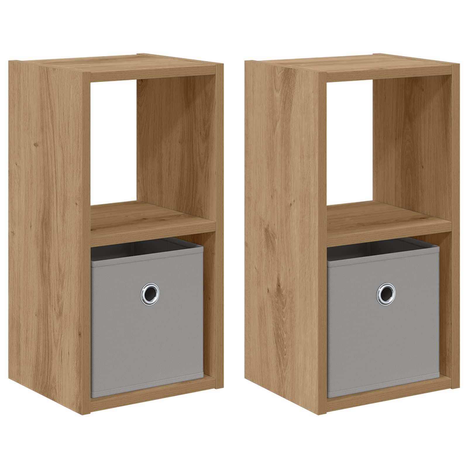 Naktinis staliukas 2 pcs Amatininkų ąžuolas 25,5 x 22 x 49,5 cm