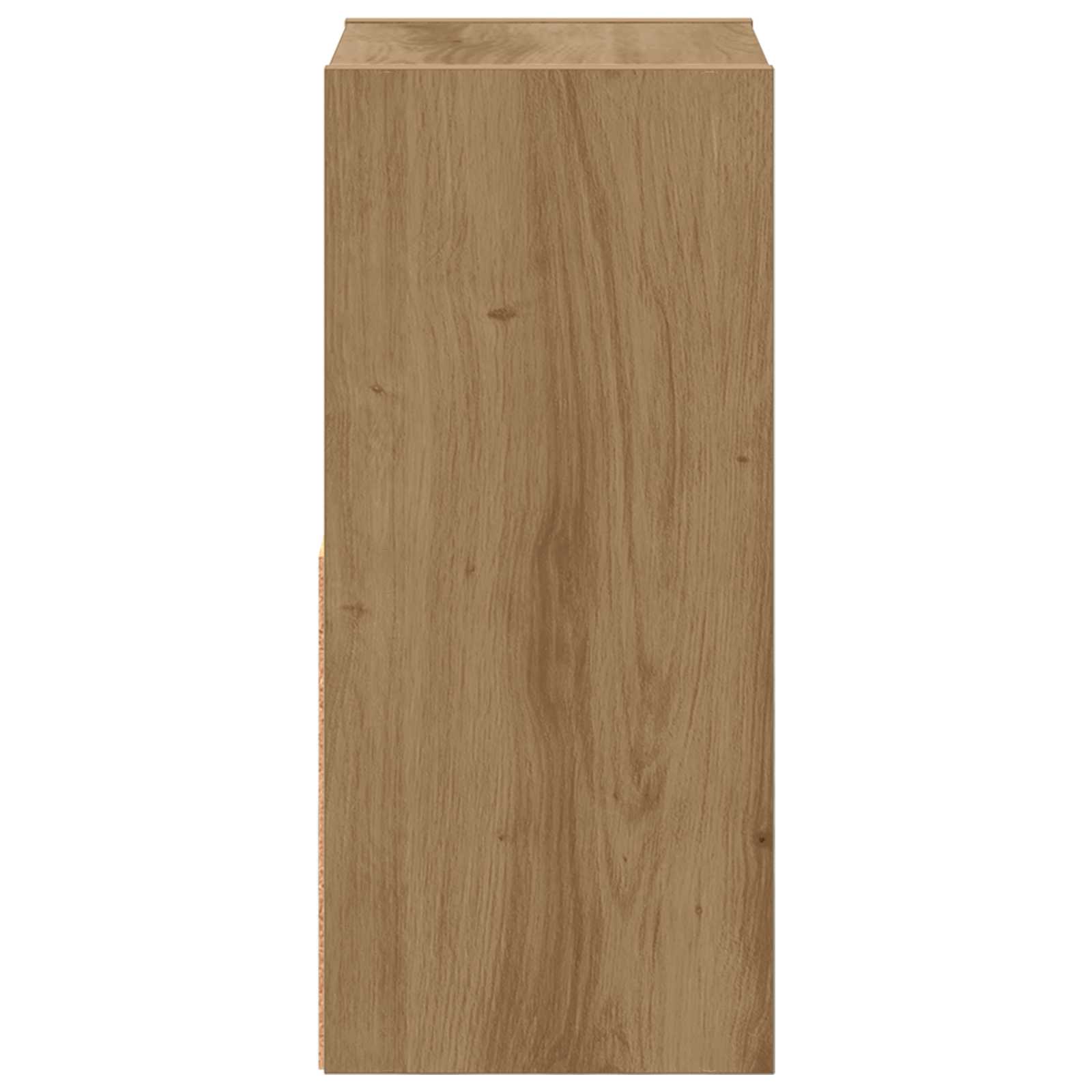Naktinis staliukas 2 pcs Amatininkų ąžuolas 25,5 x 22 x 49,5 cm