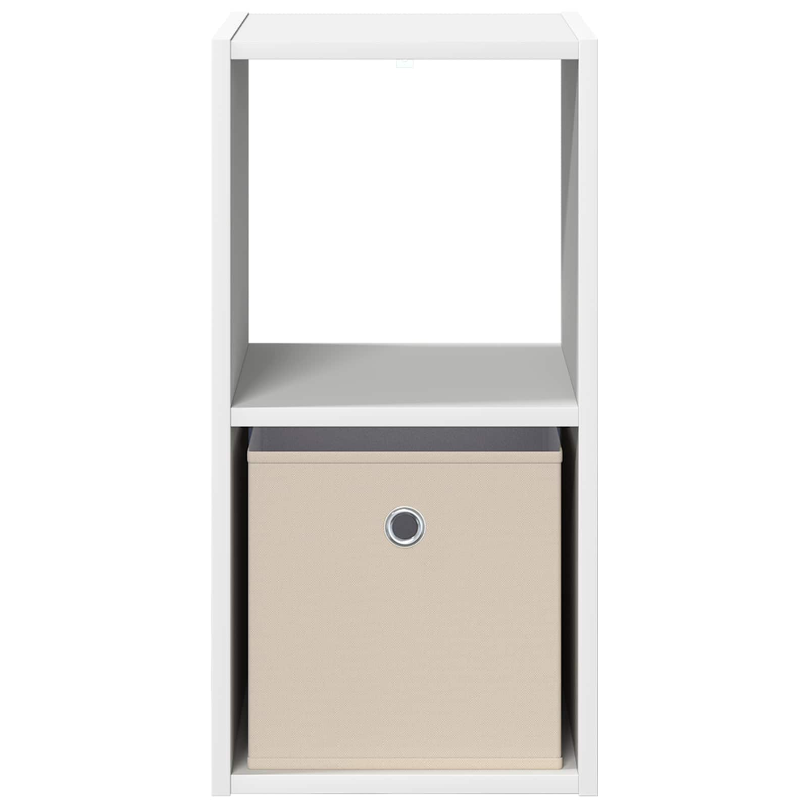 Naktinis staliukas su stalčių 2 pcs Balta 30,5 x 27 x 59,5 cm