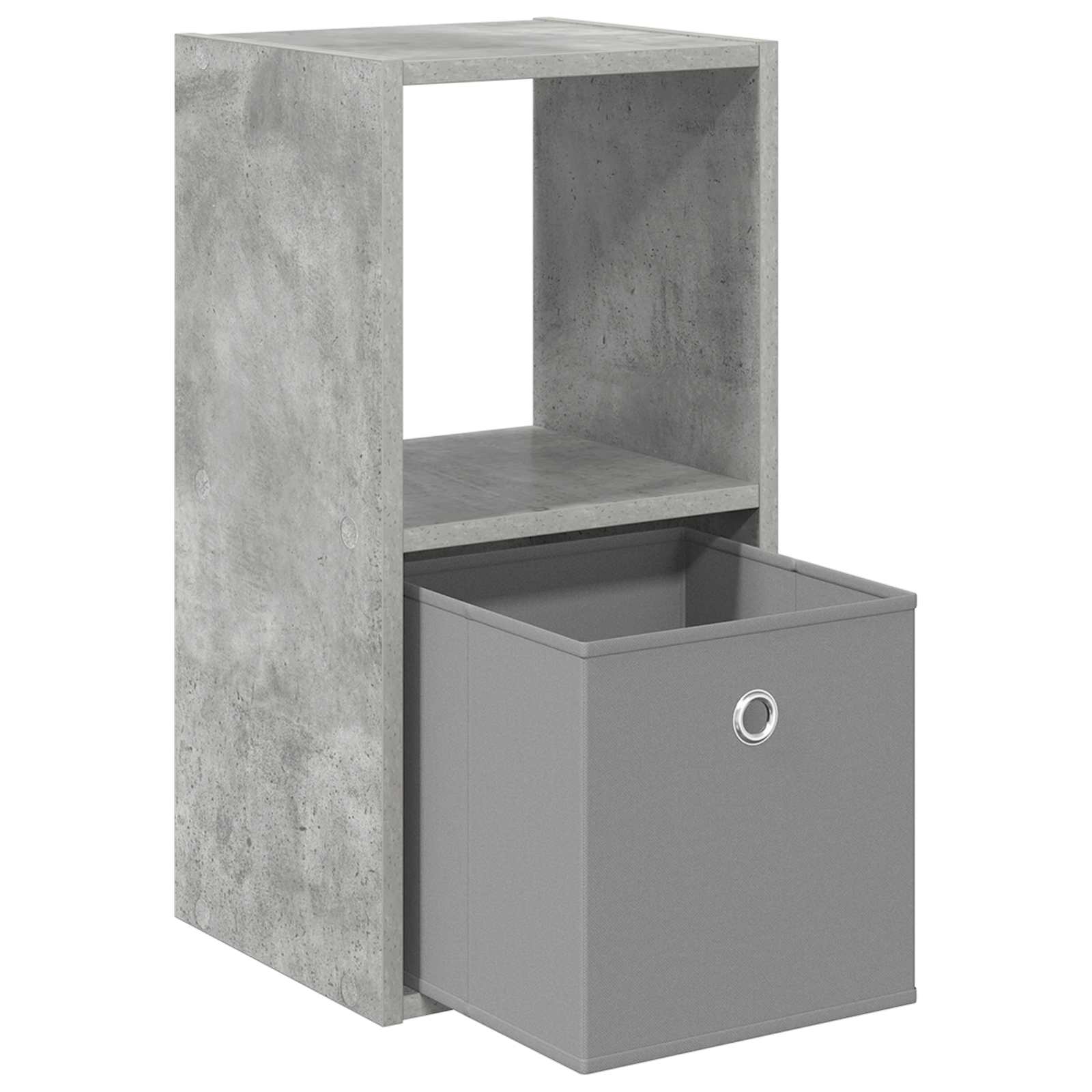 Naktinis staliukas su stalčių Betono pilka 30,5 x 27 x 59,5 cm