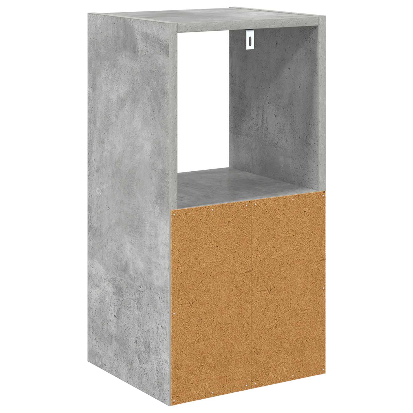 Naktinis staliukas su stalčių Betono pilka 30,5 x 27 x 59,5 cm