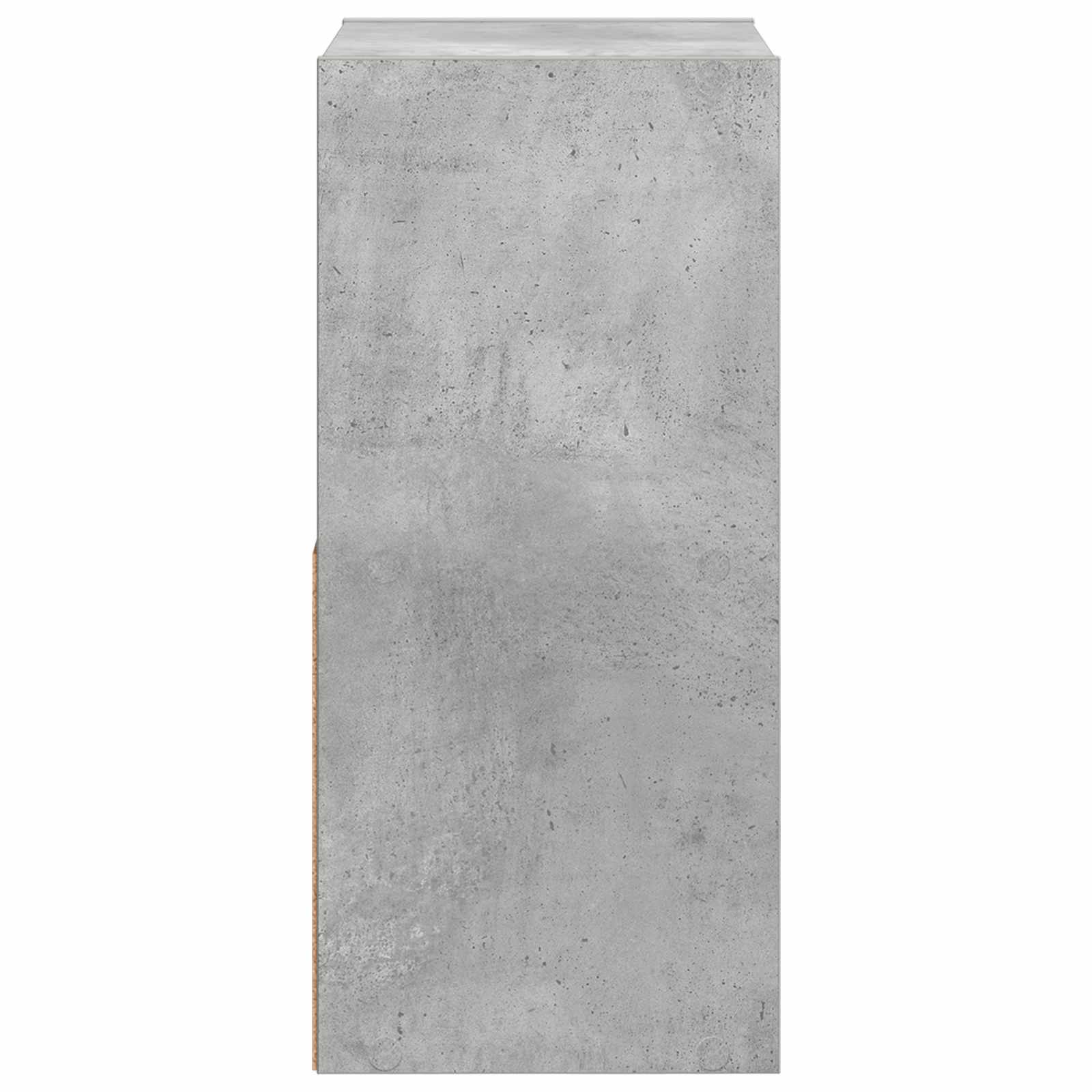Naktinis staliukas su stalčių Betono pilka 30,5 x 27 x 59,5 cm