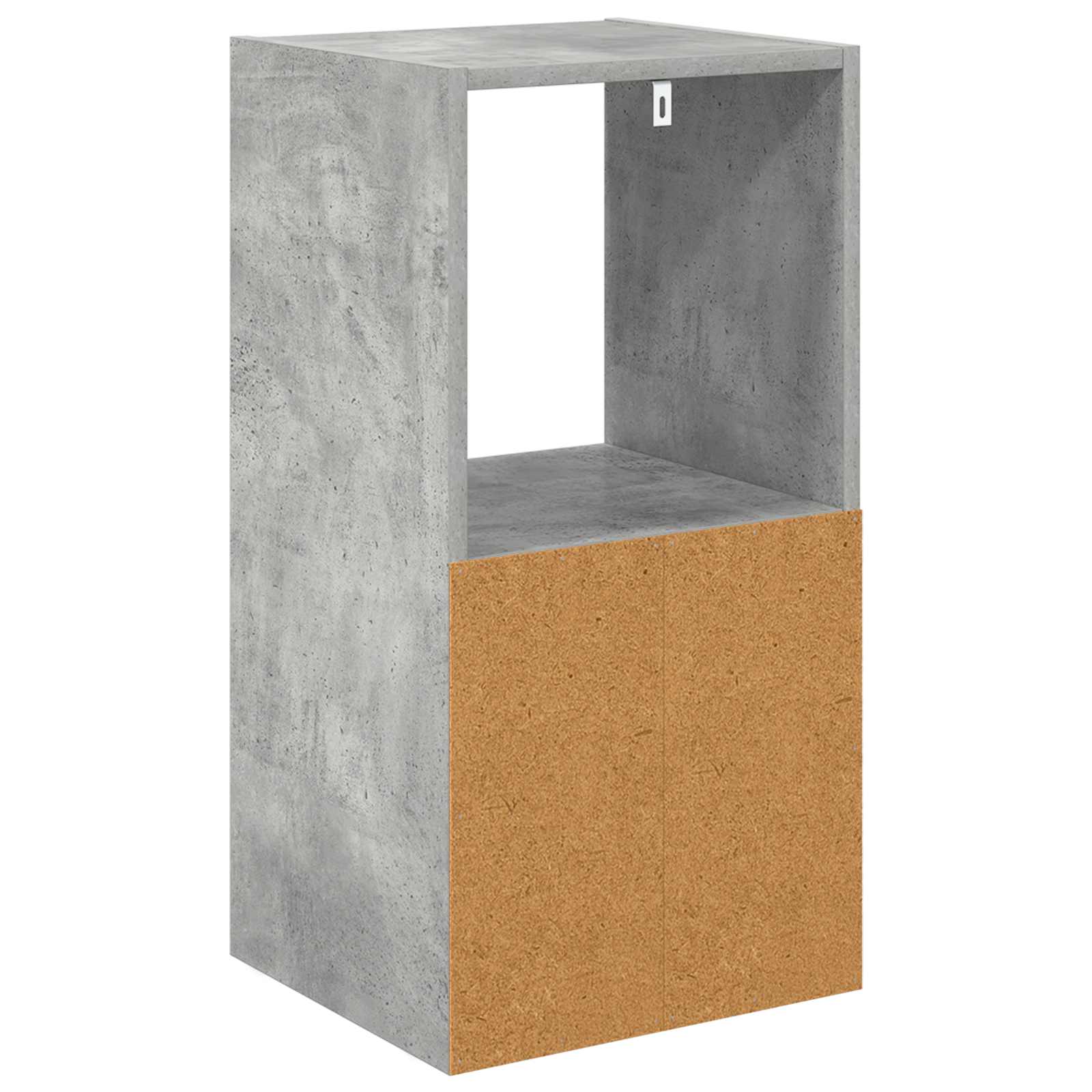 Naktinis staliukas su stalčių Betono pilka 35 x 32 x 68,5 cm