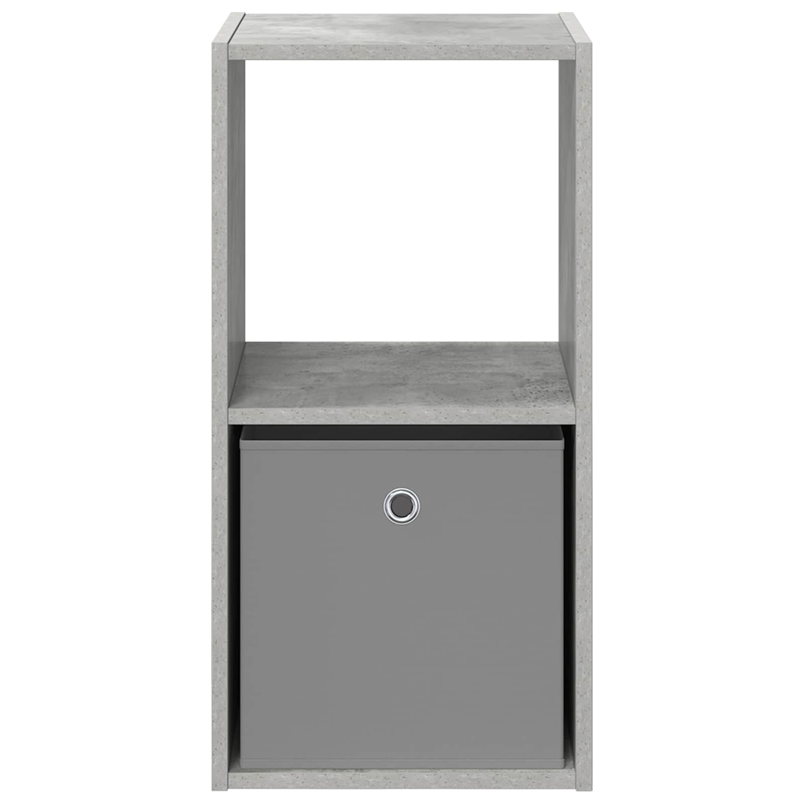 Naktinis staliukas su stalčių Betono pilka 35 x 32 x 68,5 cm