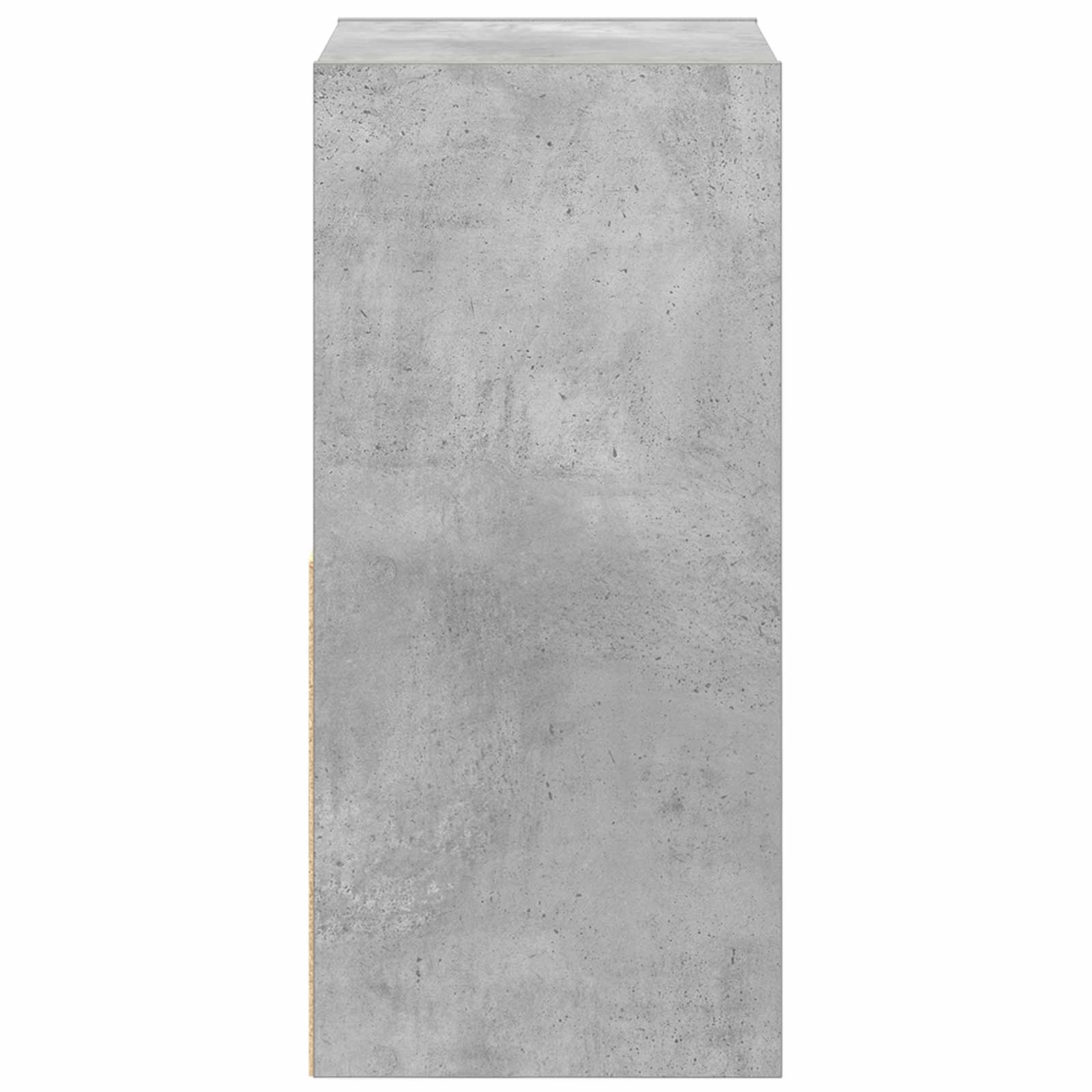 Naktinis staliukas su stalčių Betono pilka 35 x 32 x 68,5 cm