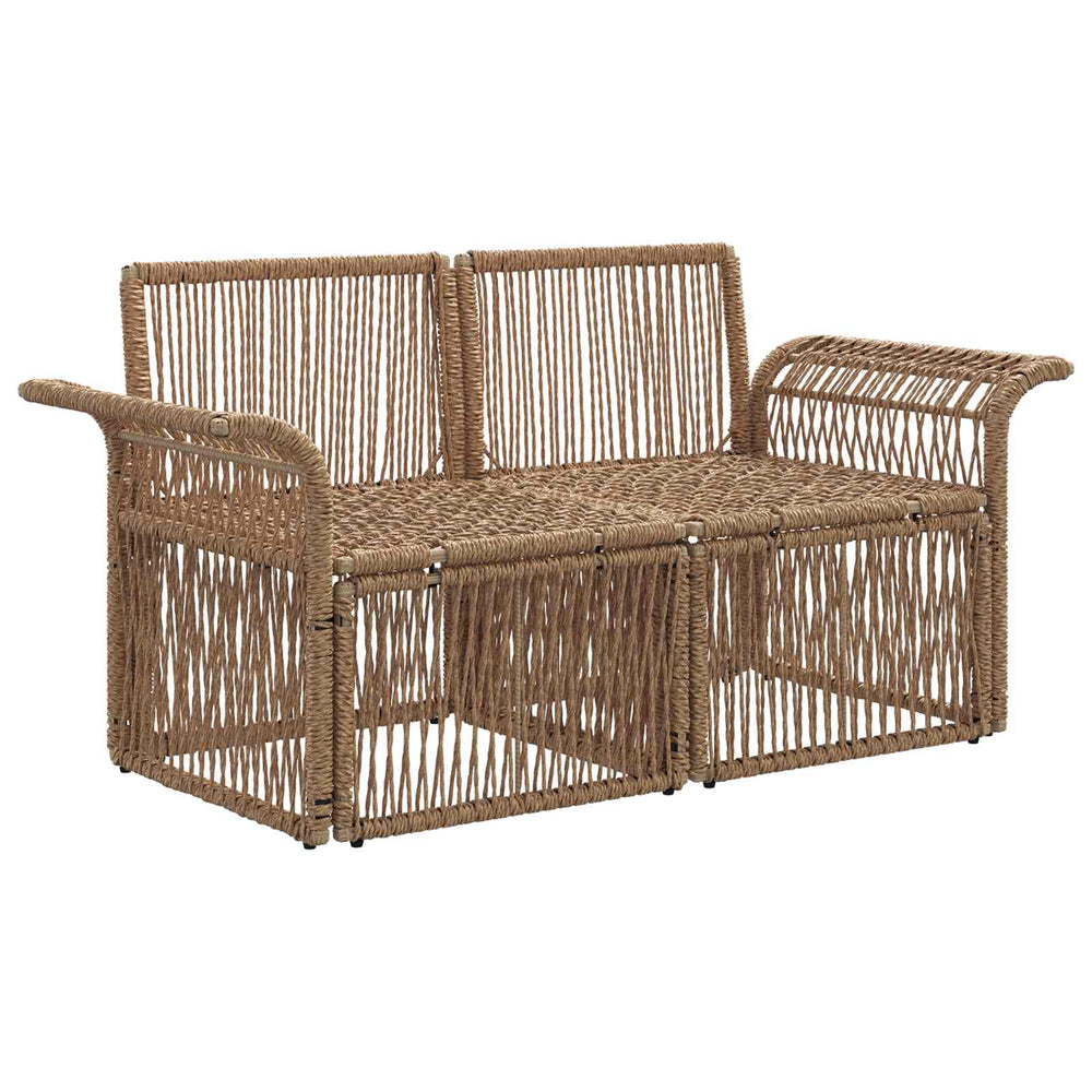 Sodo sofa 2-Vietų skaičius Smėlio poliratanas