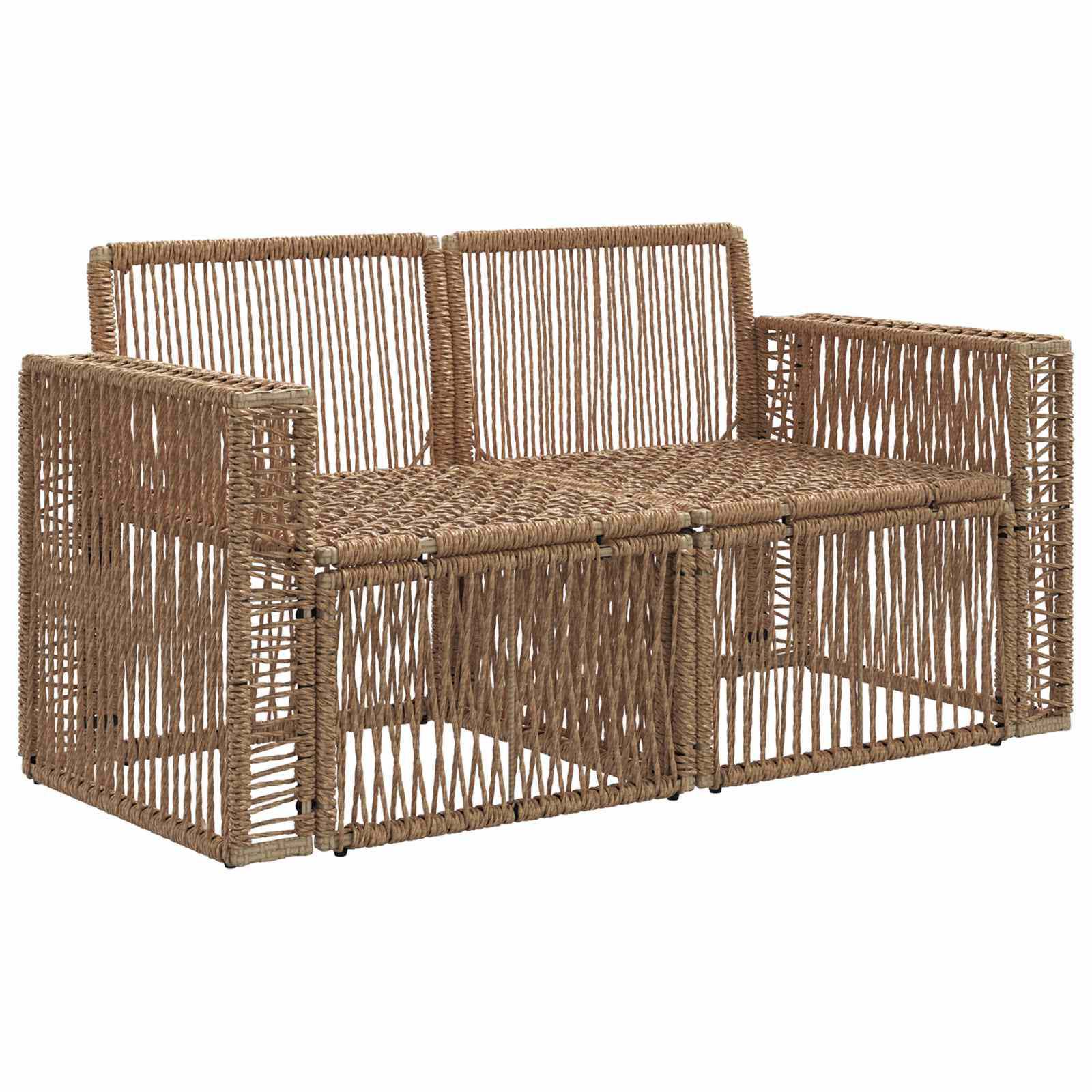Sodo sofa 2-Vietų skaičius Smėlio poliratanas