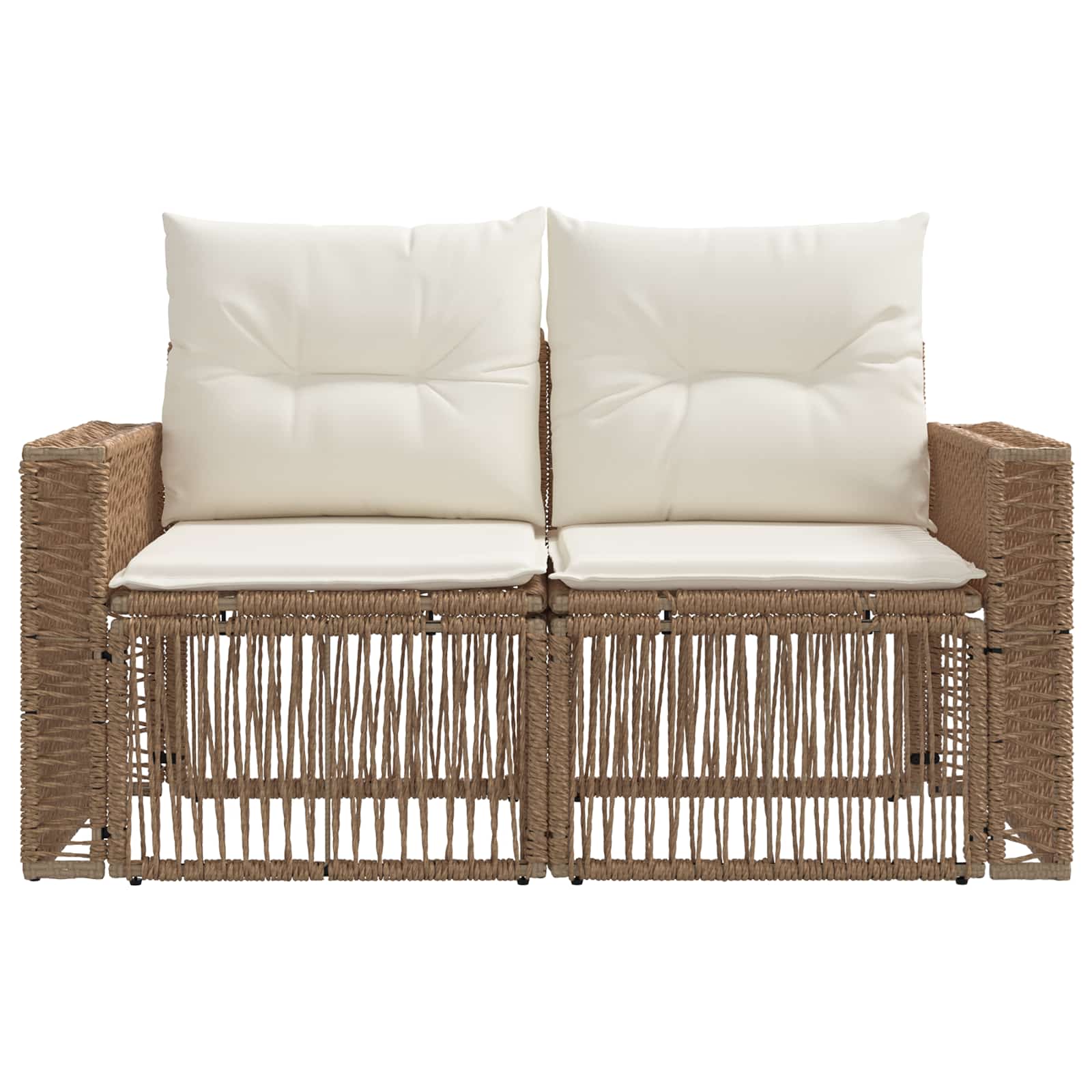 Sodo sofa 2-Vietų skaičius Smėlio poliratanas