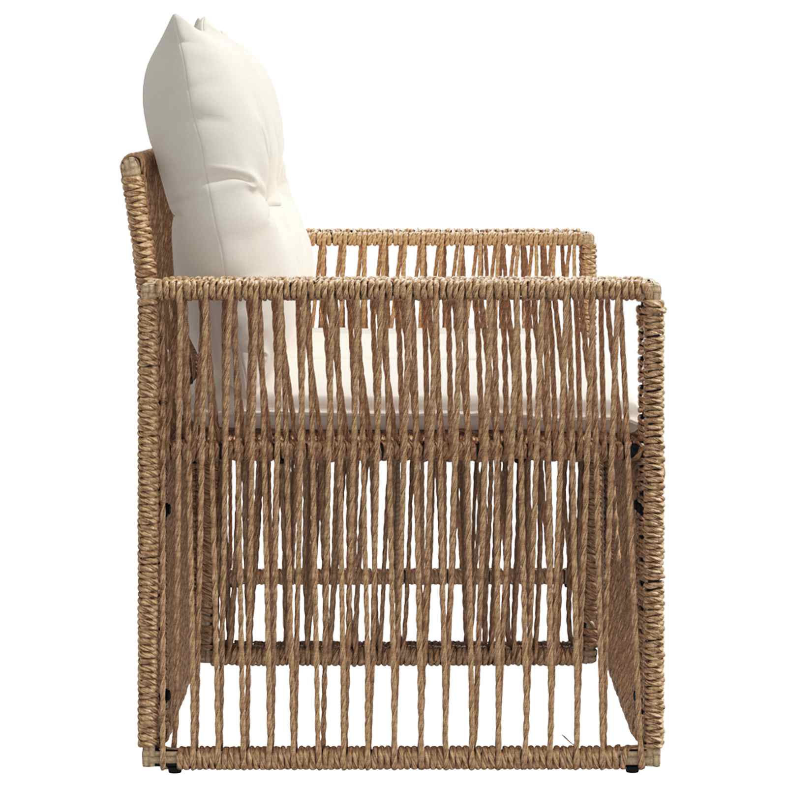Sodo sofa 2-Vietų skaičius Smėlio poliratanas