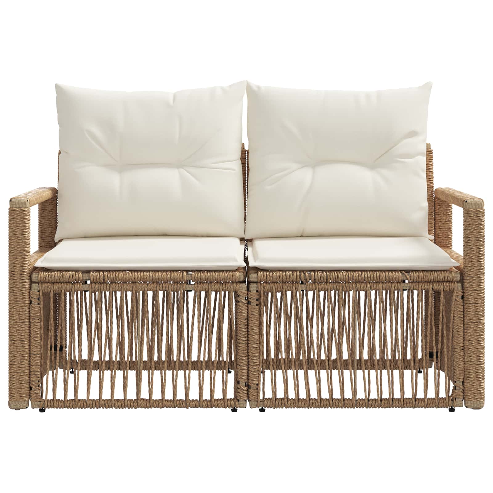 Sodo sofa 2-Vietų skaičius Smėlio poliratanas