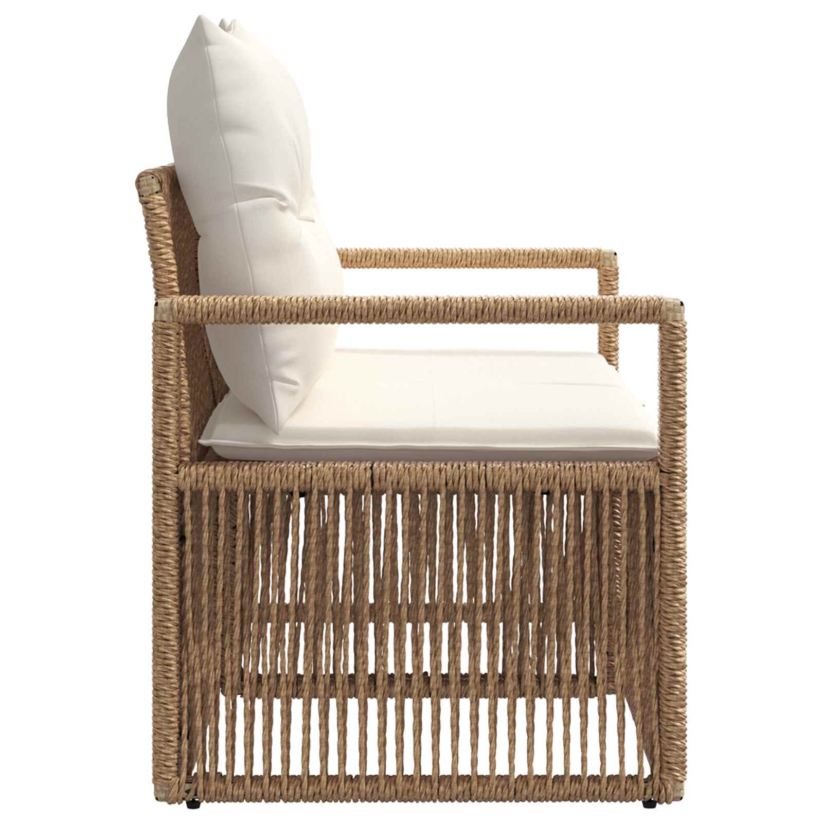 Sodo sofa 2-Vietų skaičius Smėlio poliratanas