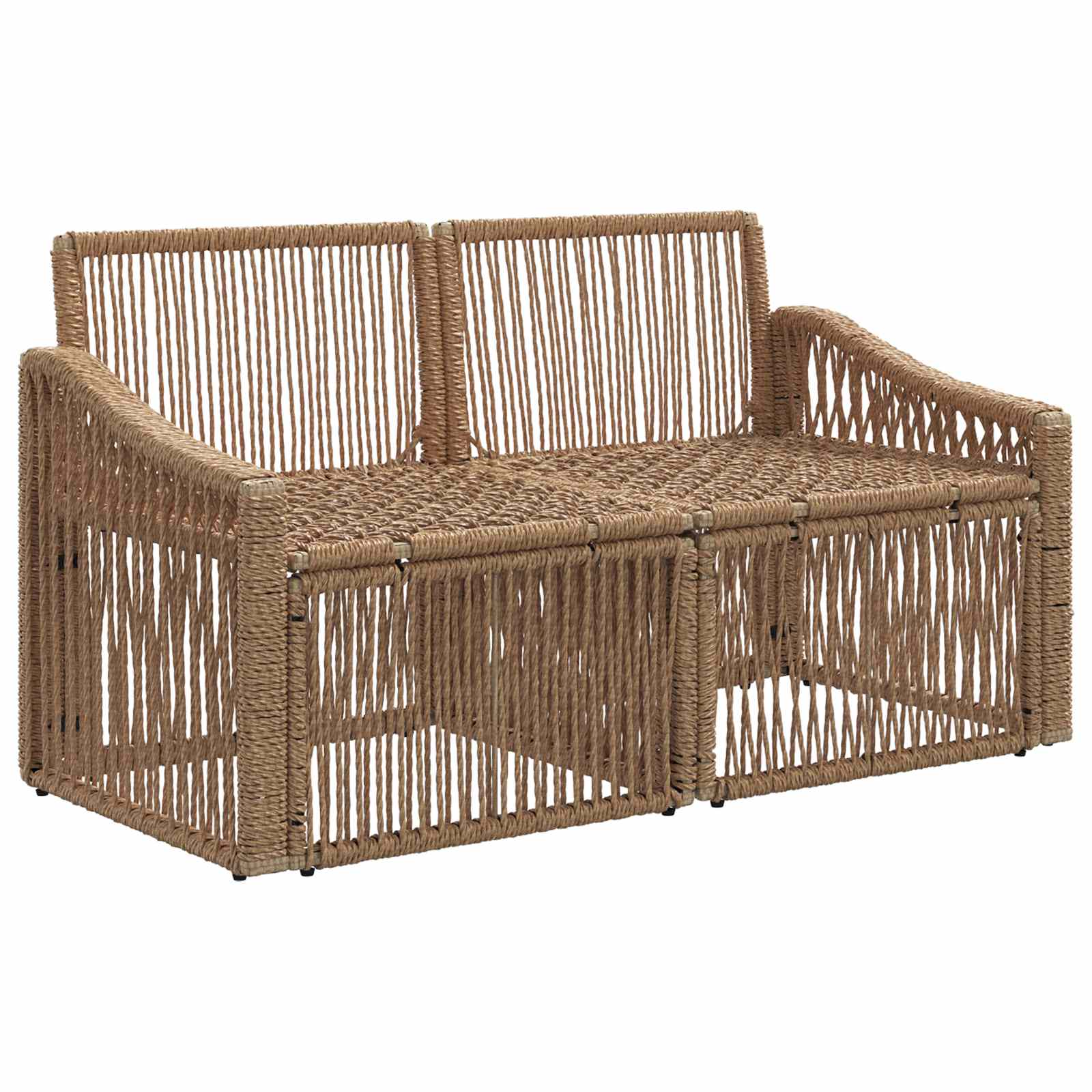 Sodo sofa 2-Vietų skaičius Smėlio poliratanas