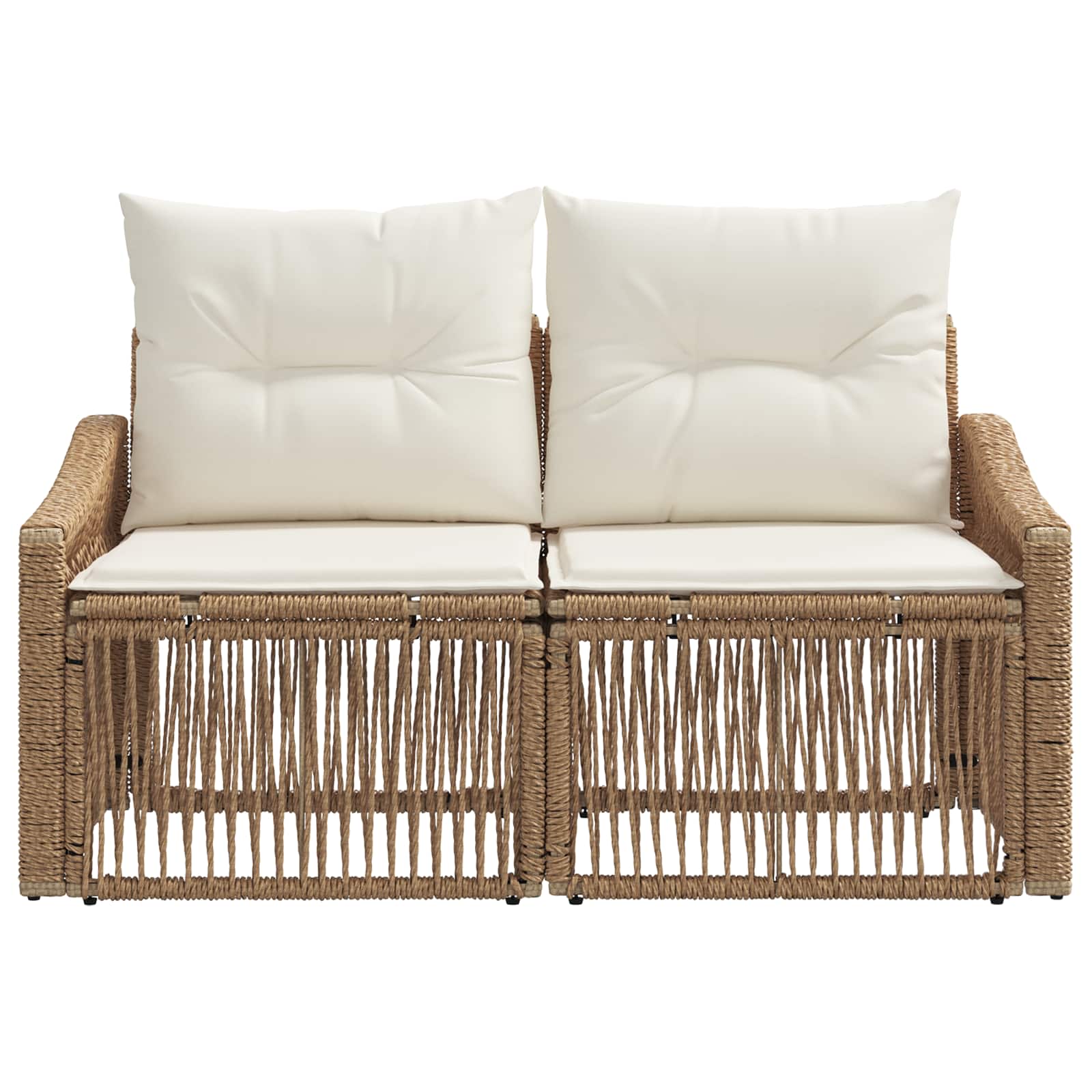 Sodo sofa 2-Vietų skaičius Smėlio poliratanas
