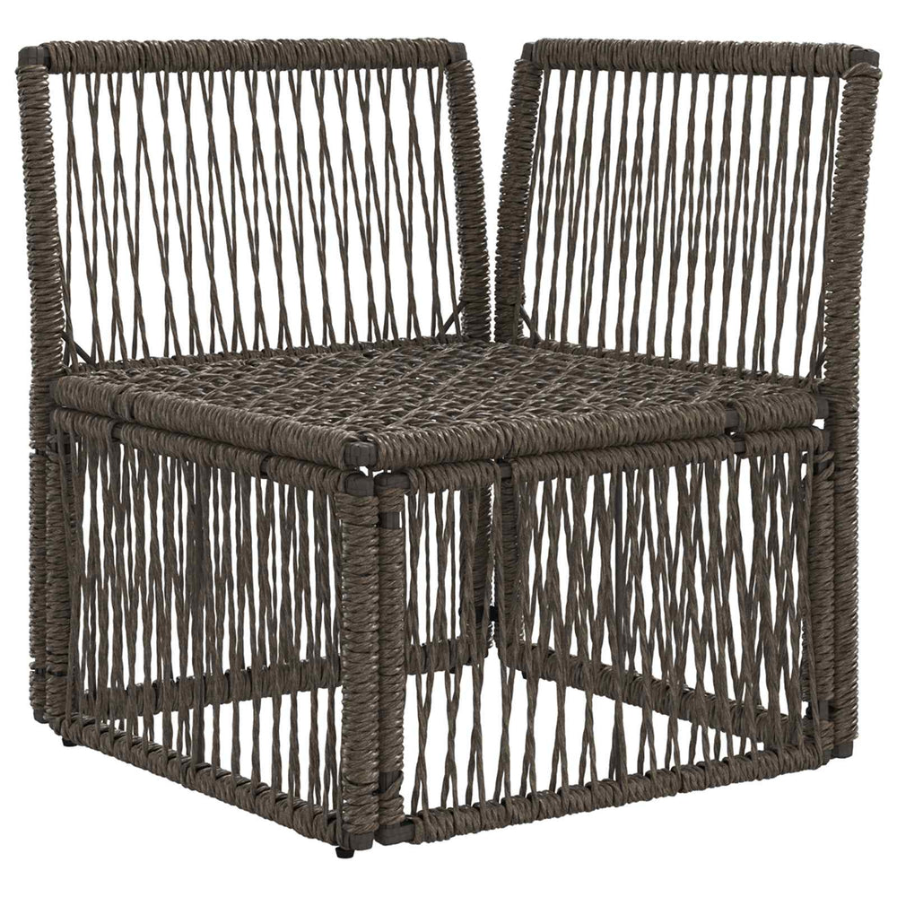 Kampinė sofa Pilka poliratanas