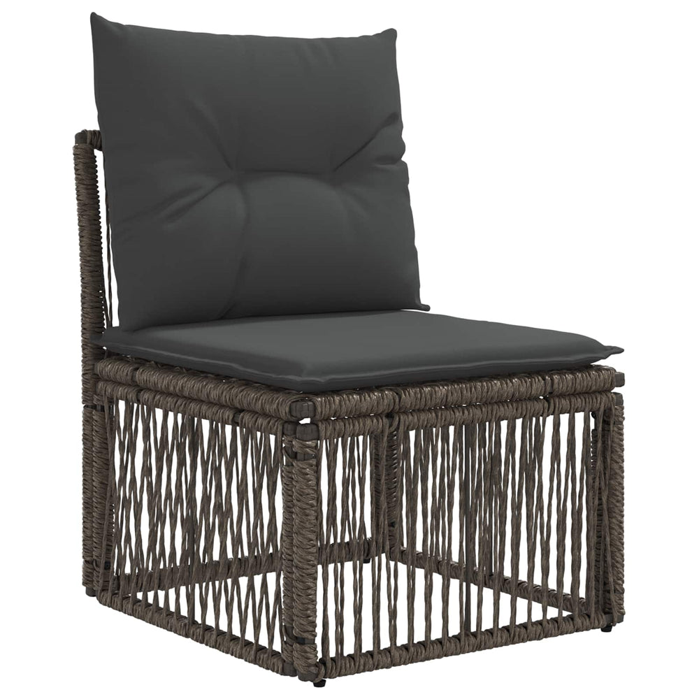 Be porankio sofa Pilka poliratanas